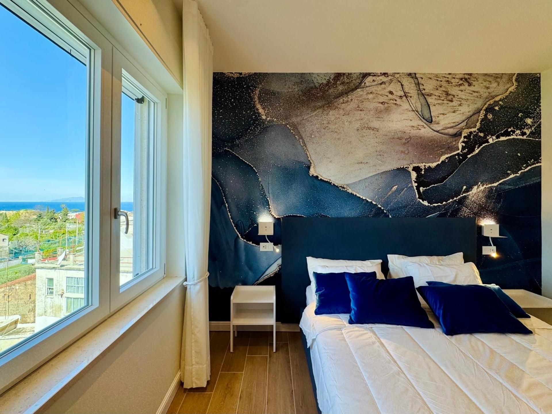 Double or Twin Room with Side Sea View