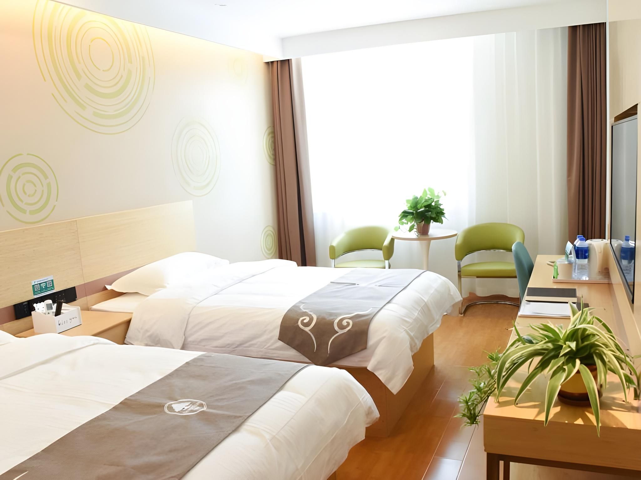 GreenTree Inn Baoding Gaobei Baigou Business Twin Room