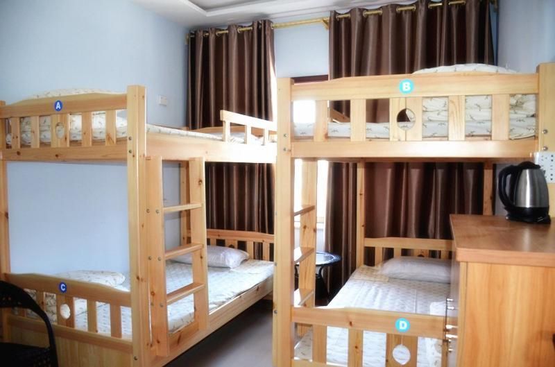 Bed in 4-Bed Male Dormitory Room - air conditioner
