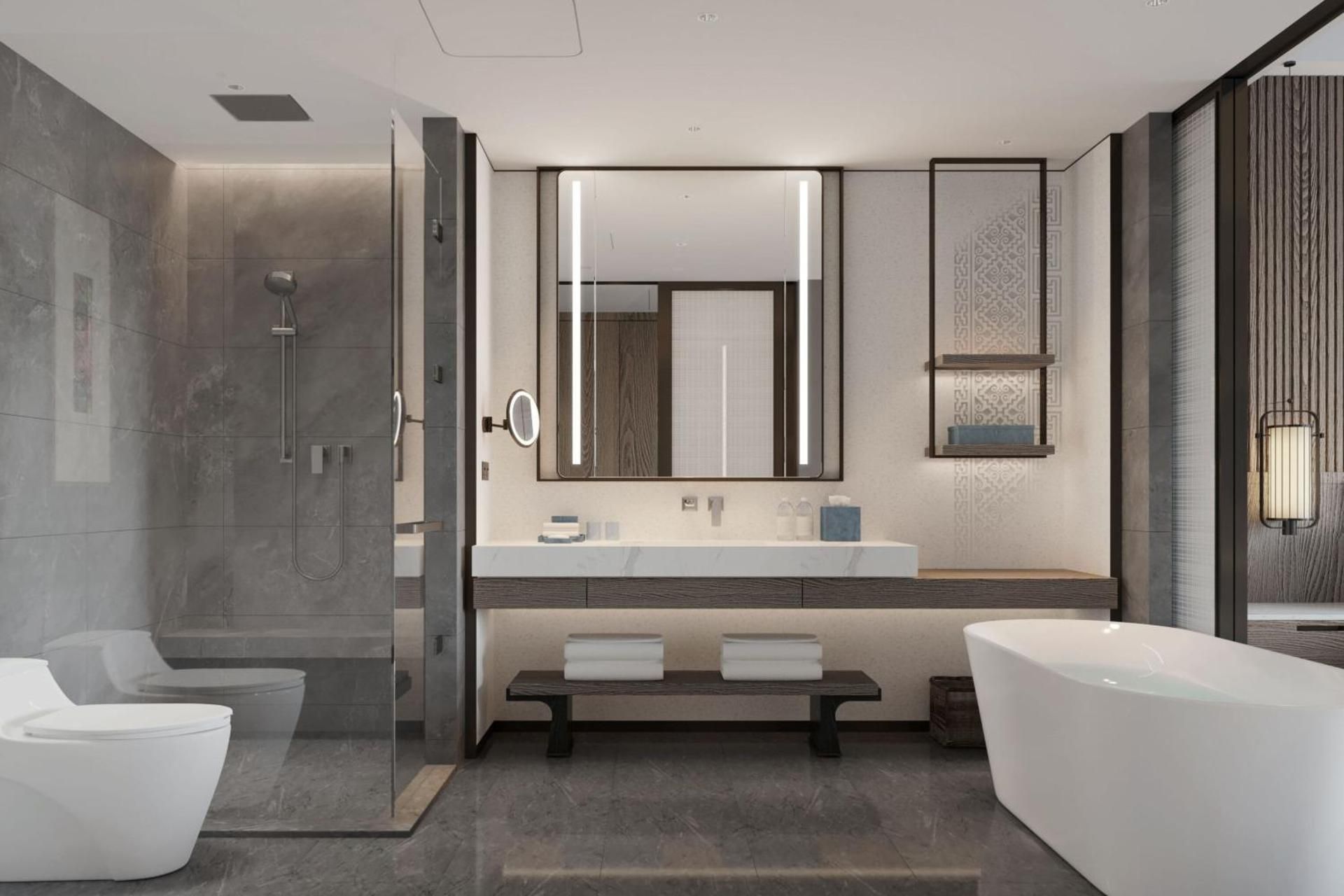 Delta Hotels Jiuzhaigou Executive Double Room with Two Double Beds and Mountain View