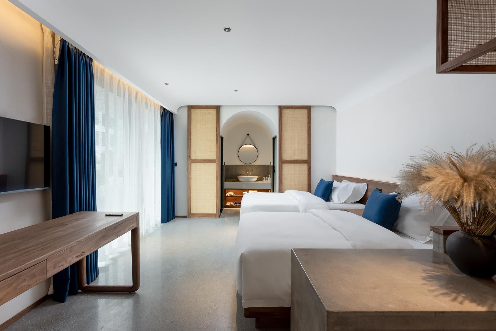 Floral Luxury Yellow Mountain One Valley and One Villa Terrace View Double Room