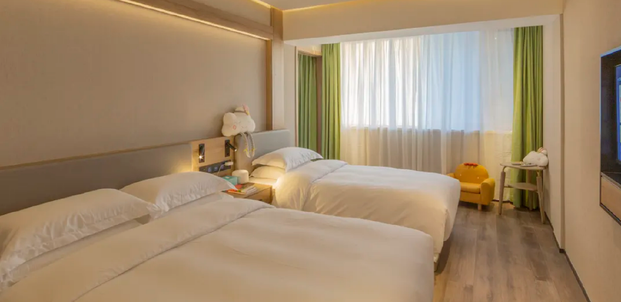 Huangshan Paiyunlou Hotel Family Twin 2