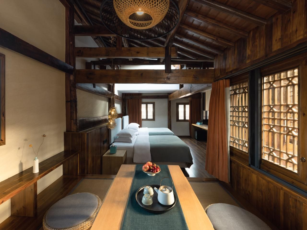 Dossen - Mengchuan Tatami Twin Room