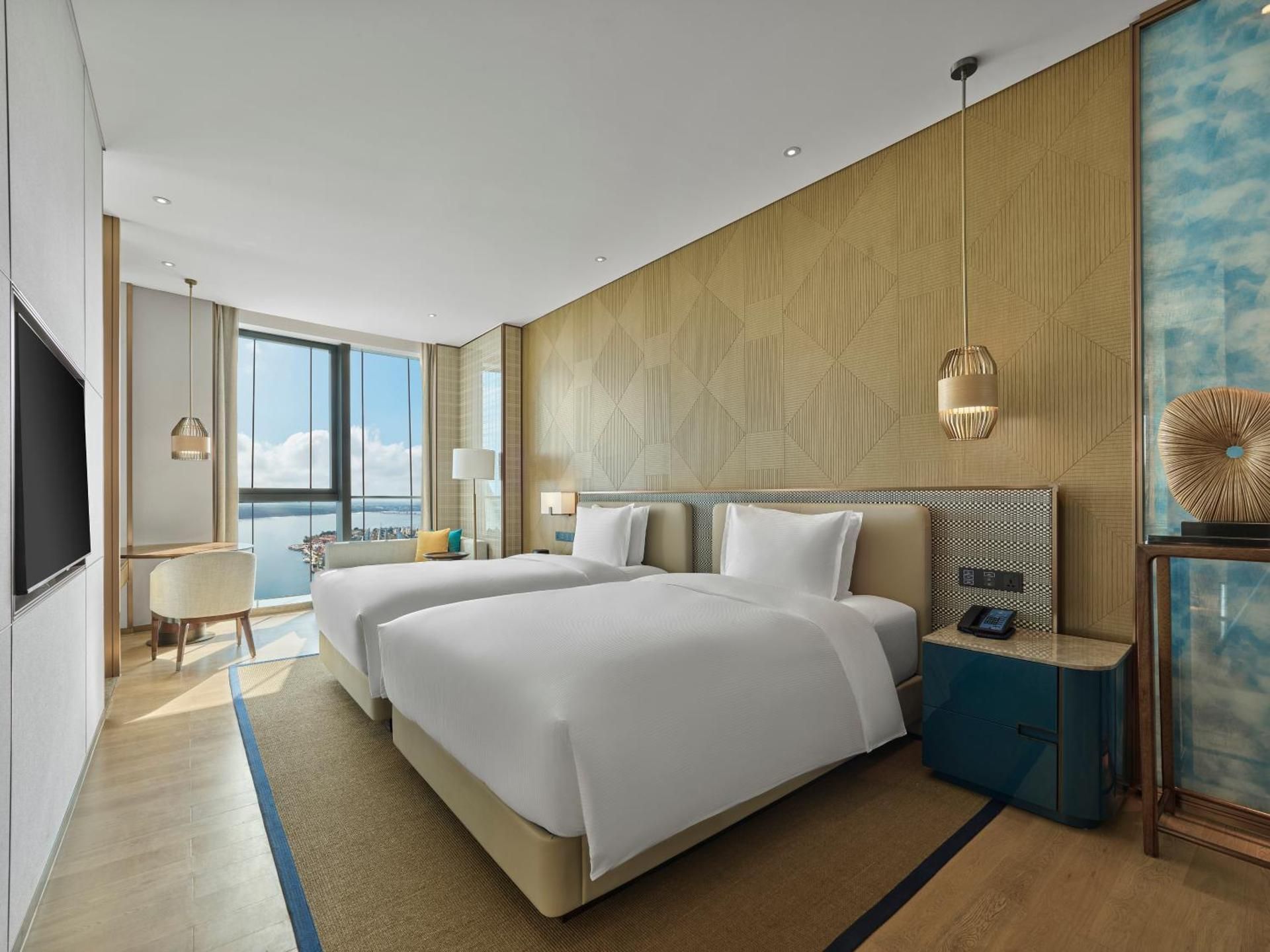 Hilton Hainan Ocean Flower Island Twin Premium Ocean View Room