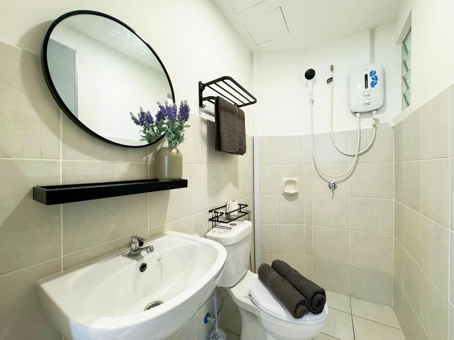 Three-Bedroom Apartment with Park View