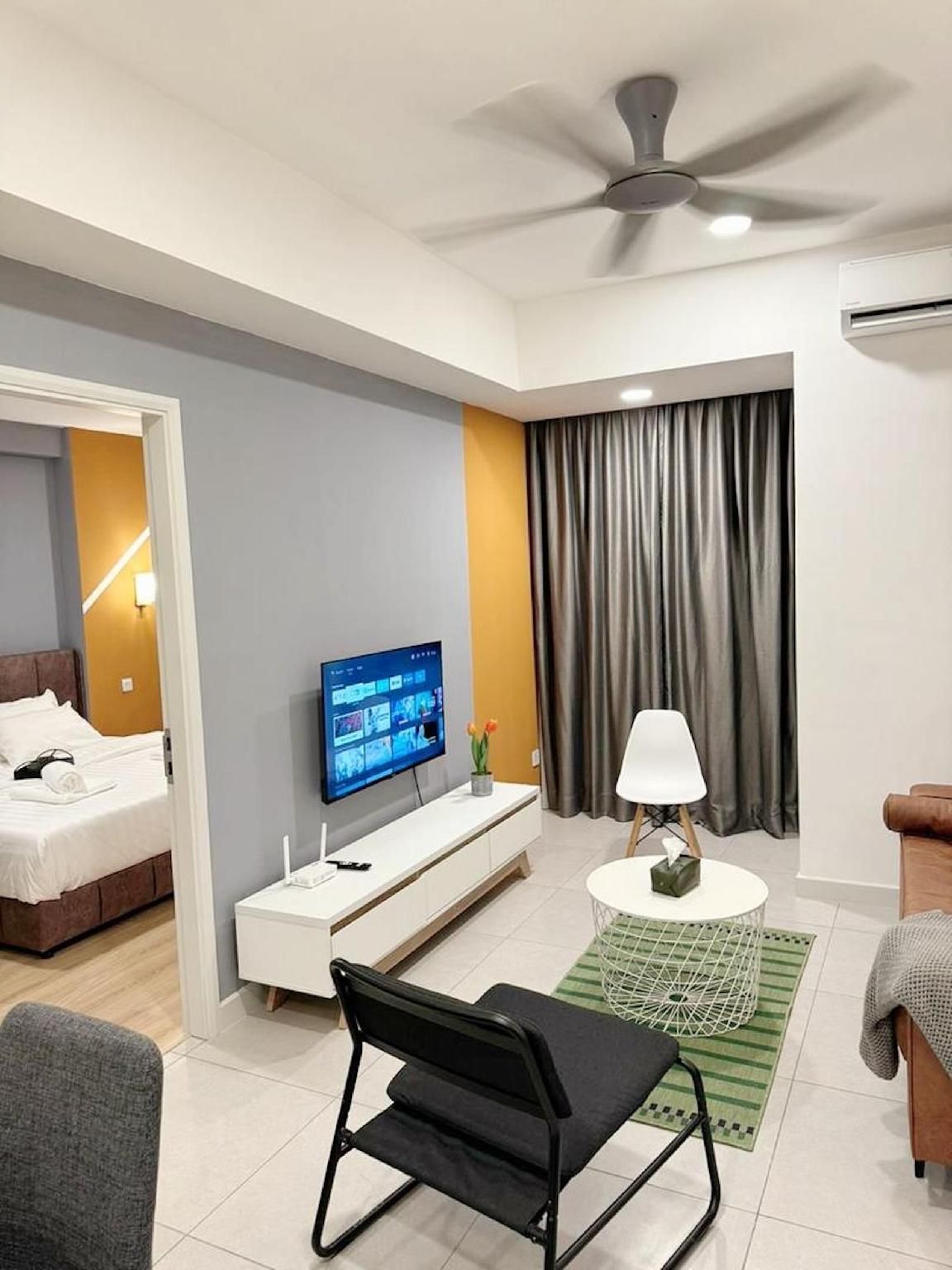 2 Bedroom and 1 Living Room