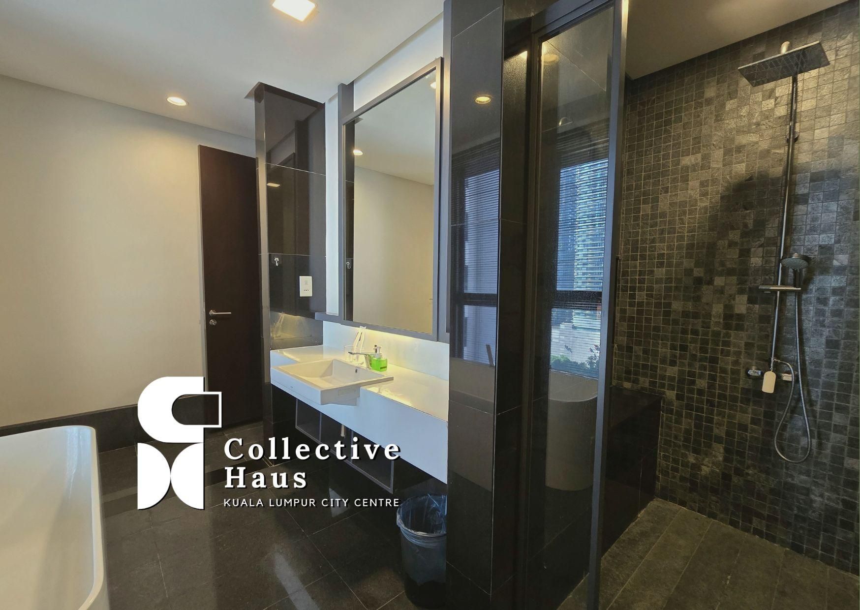 Twin Bed with City View