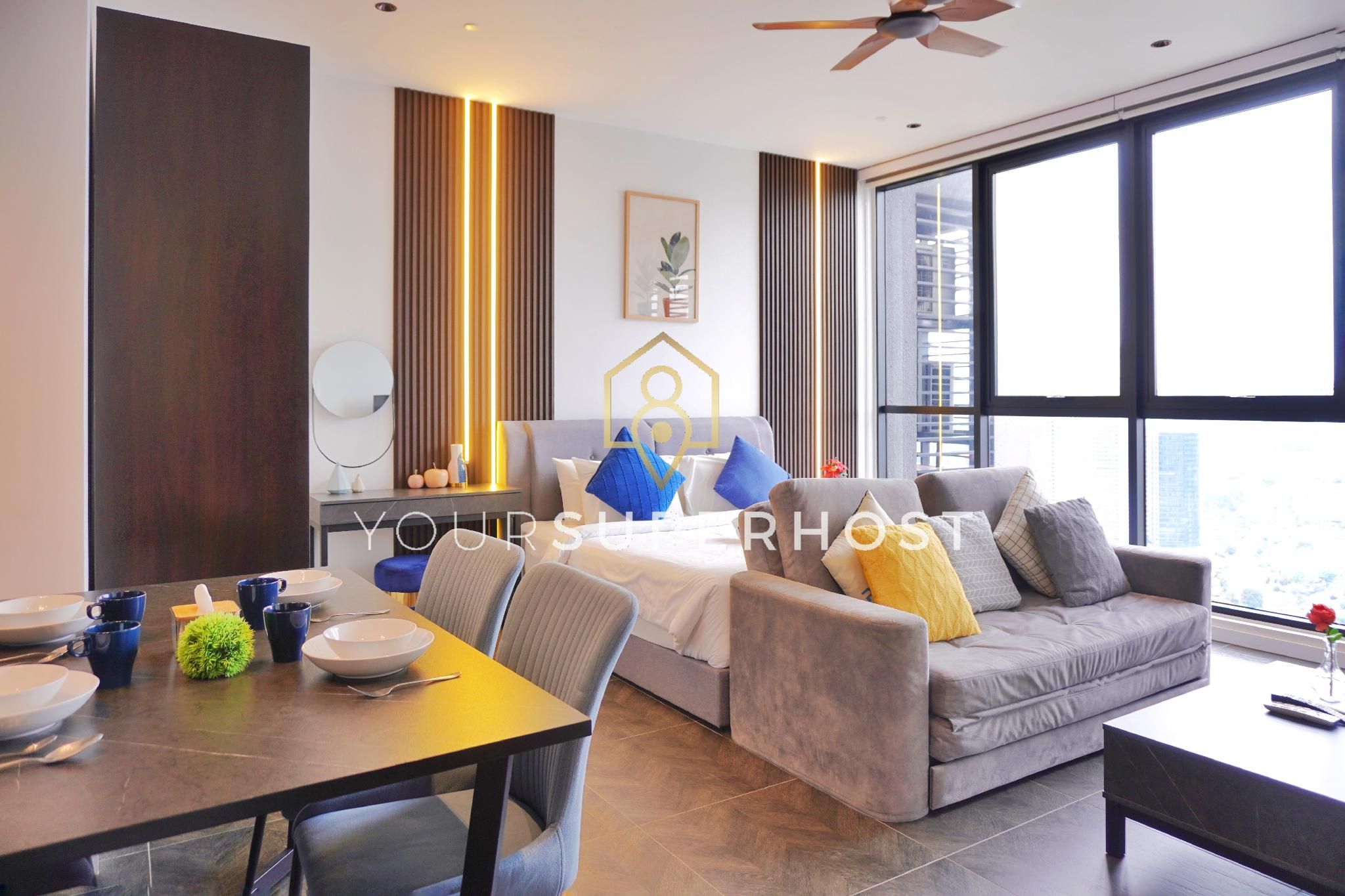 Scarletz Suites near KLCC by YourSuperhost King Suite