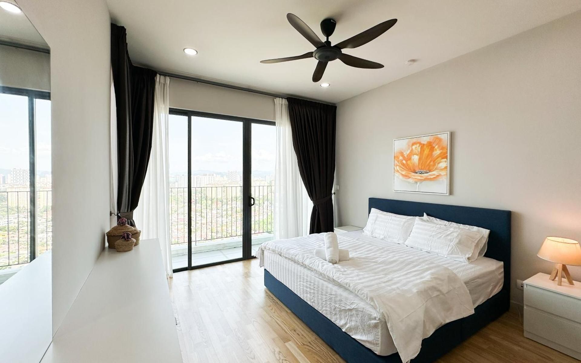Two-Bedroom Apartment with Balcony
