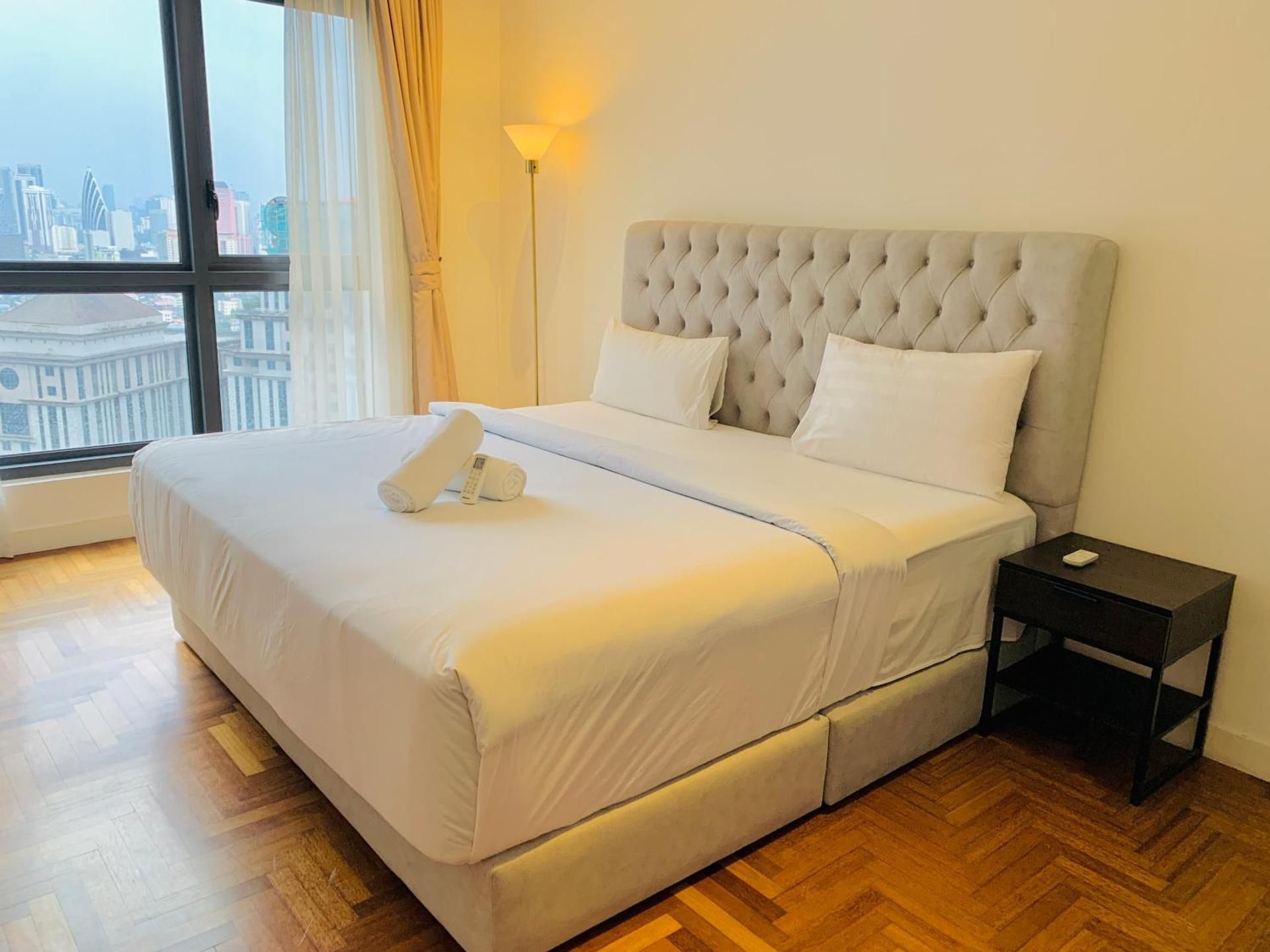 Three-Bedroom Premium Apartment with Balcony