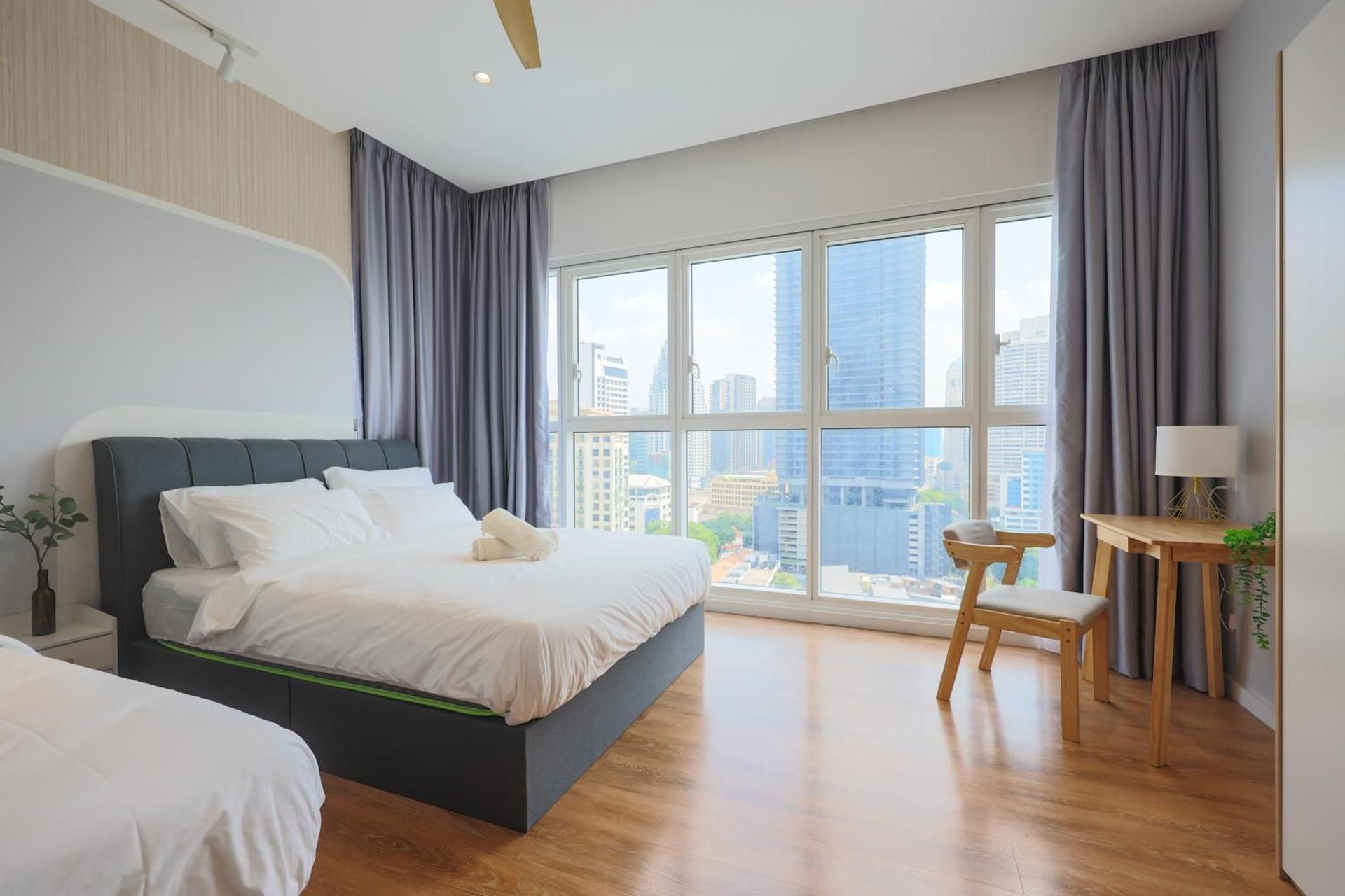 Two-Bedroom Apartment with Balcony