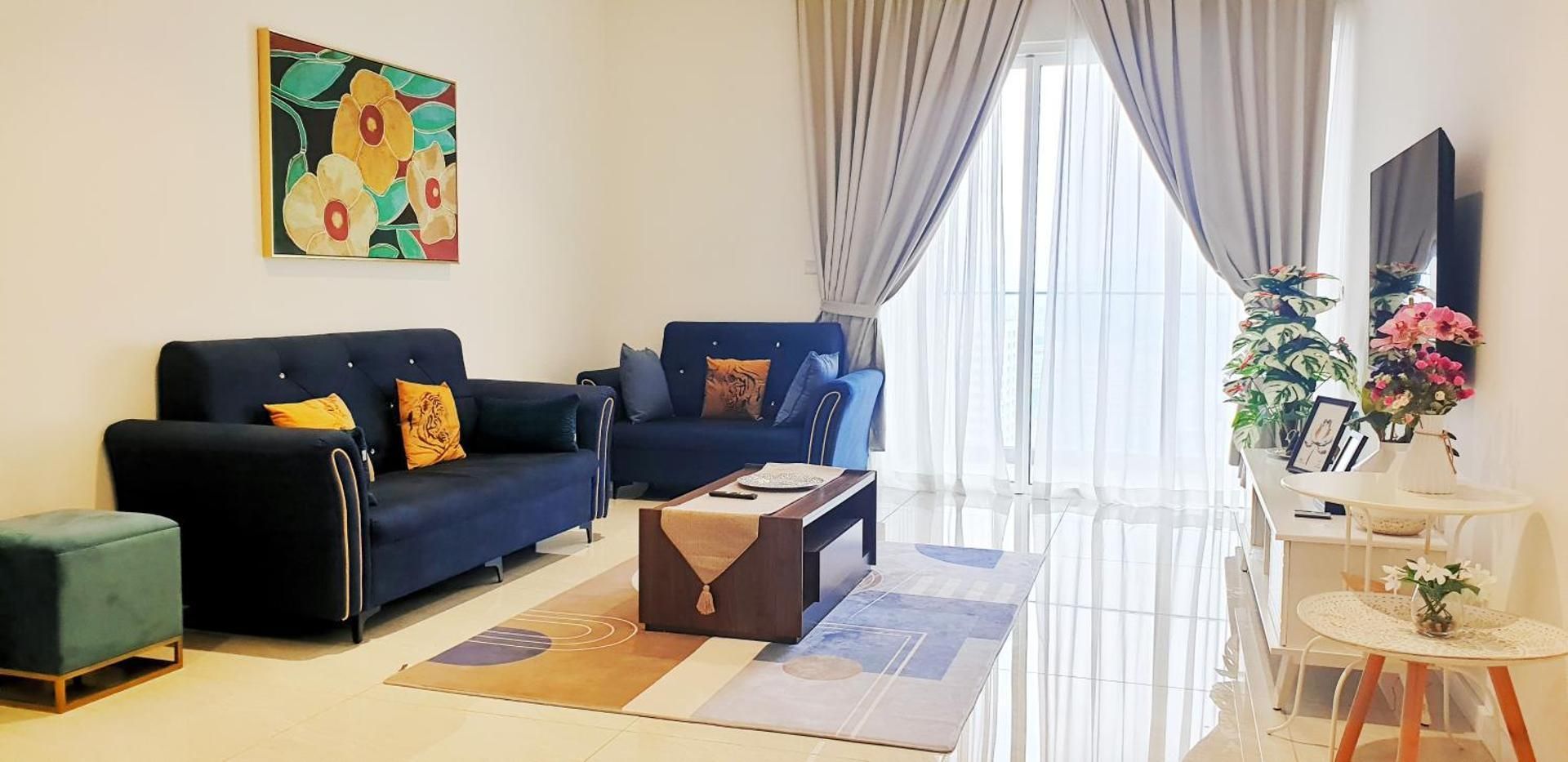 Two-Bedroom Apartment with Balcony
