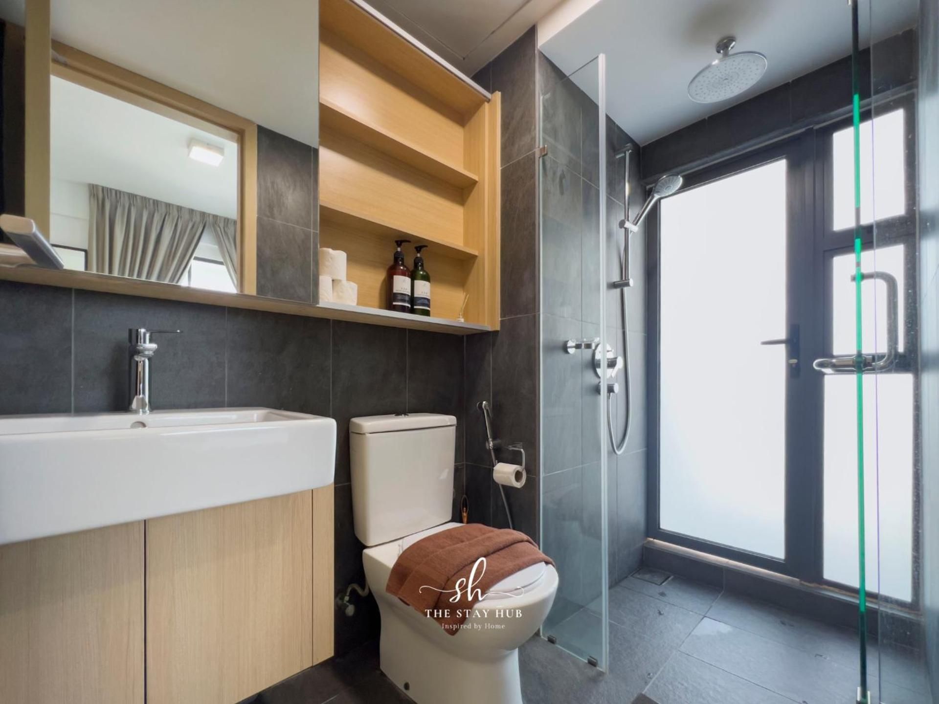 One-Bedroom Apartment with Balcony and City View