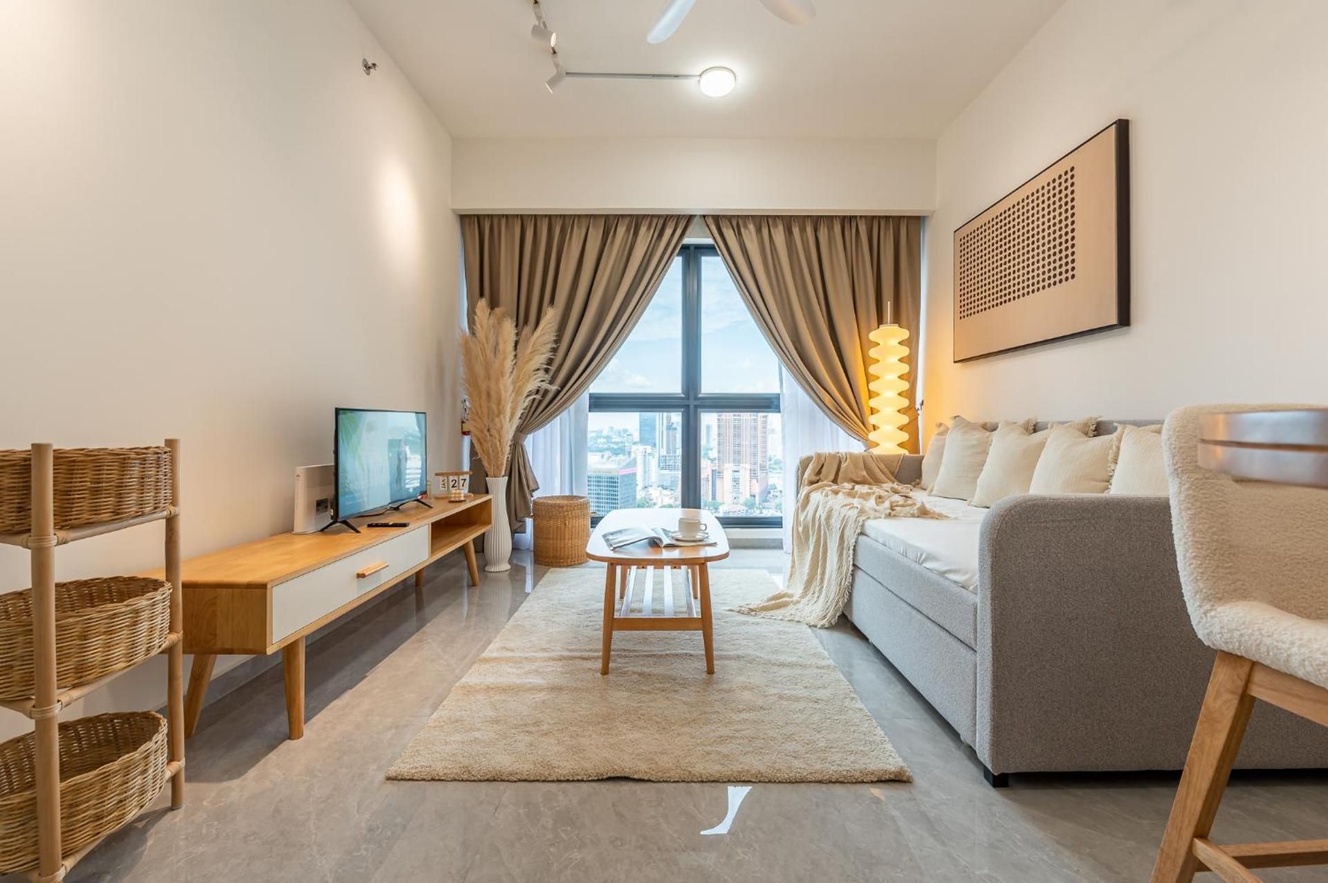 Two-Bedroom Apartment with City View