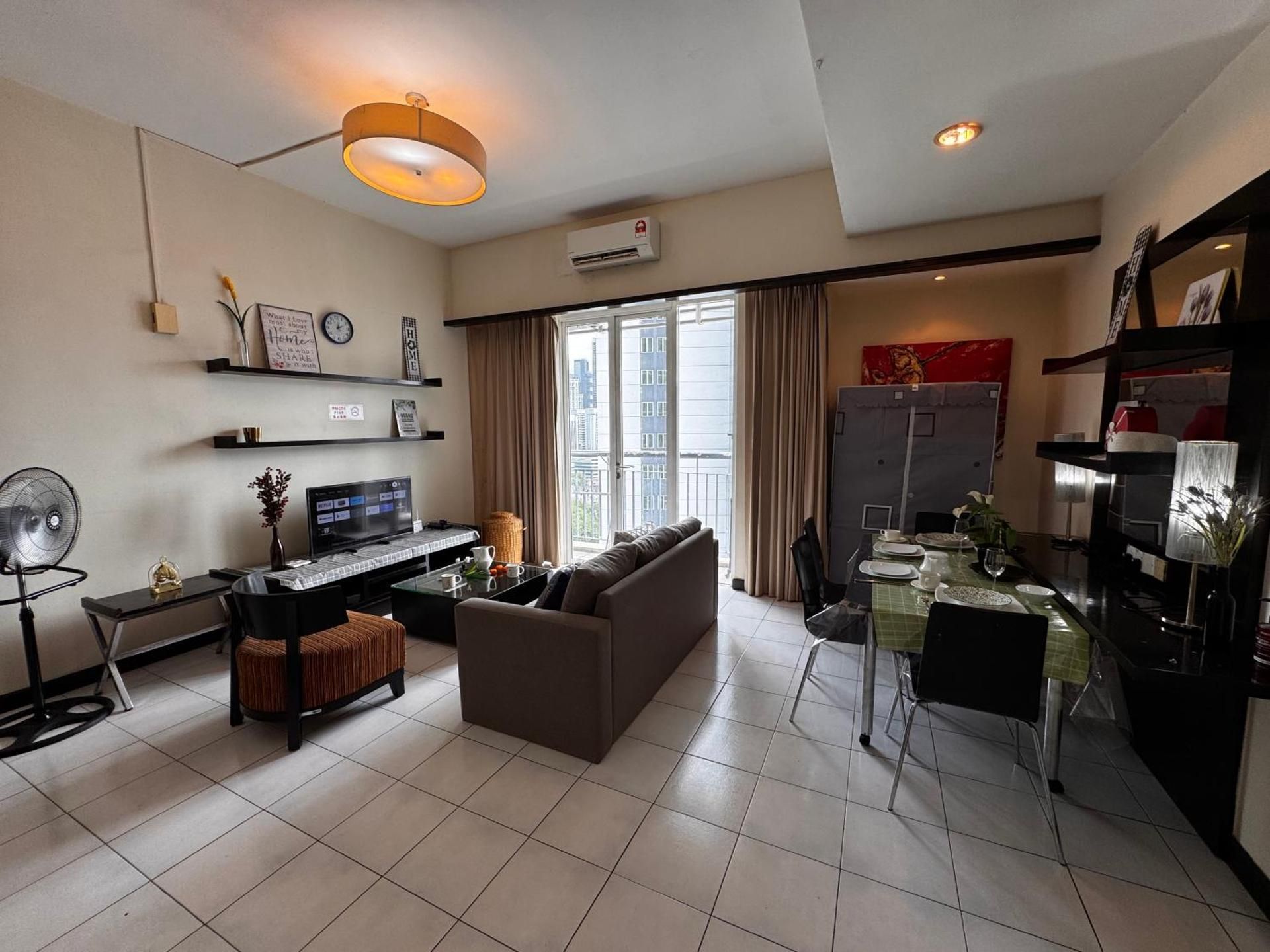 Two-Bedroom Apartment with City View