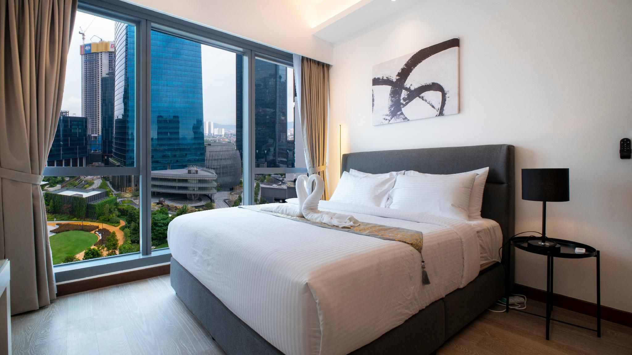 Luxury Three Bedroom Apartment - TRX Tower View