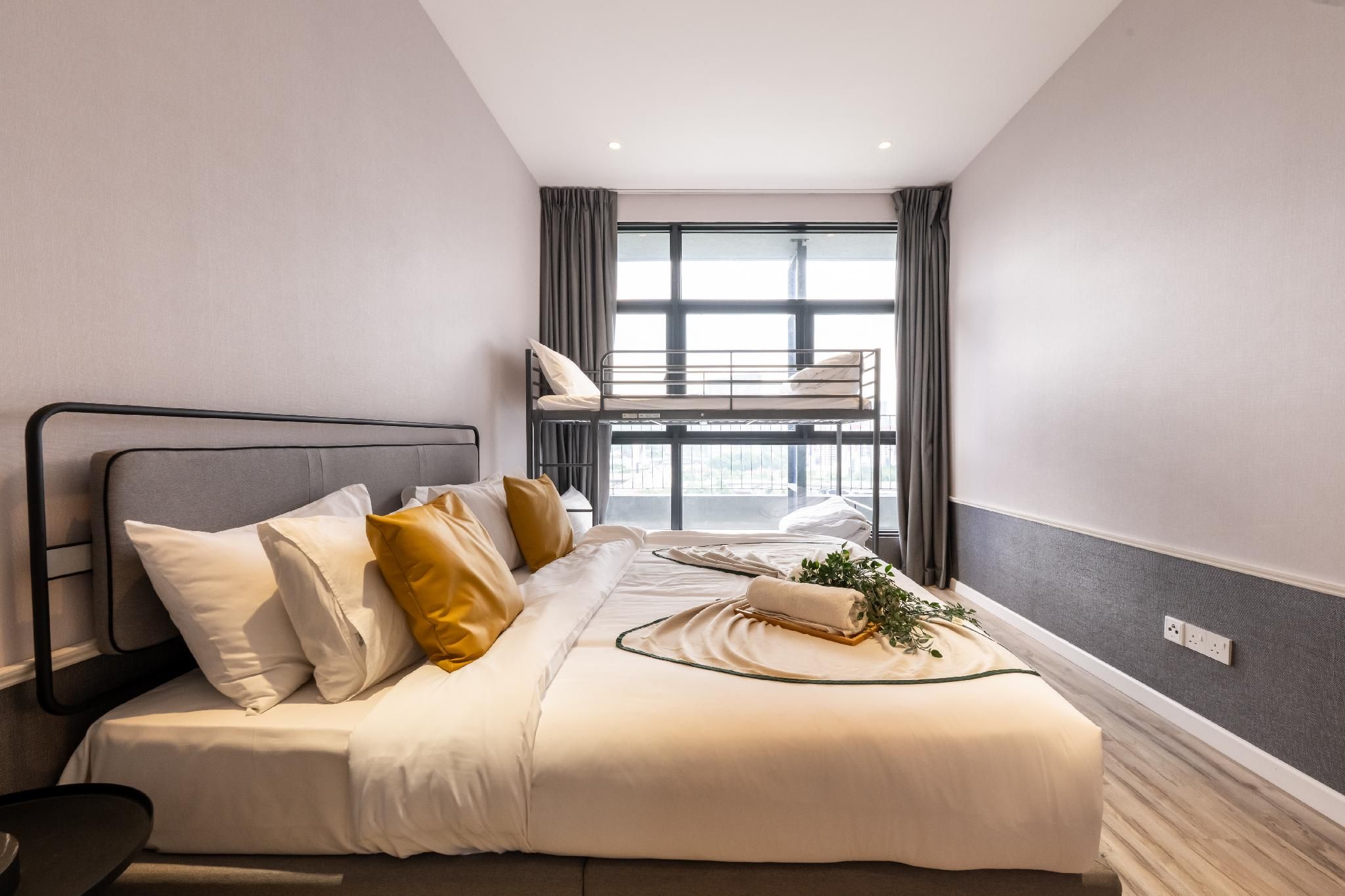 Premium Two-Bedroom Apartment with Balcony