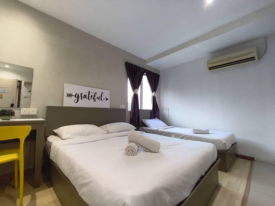 Triple Room - 1 Double Bed and 1 Single Bed