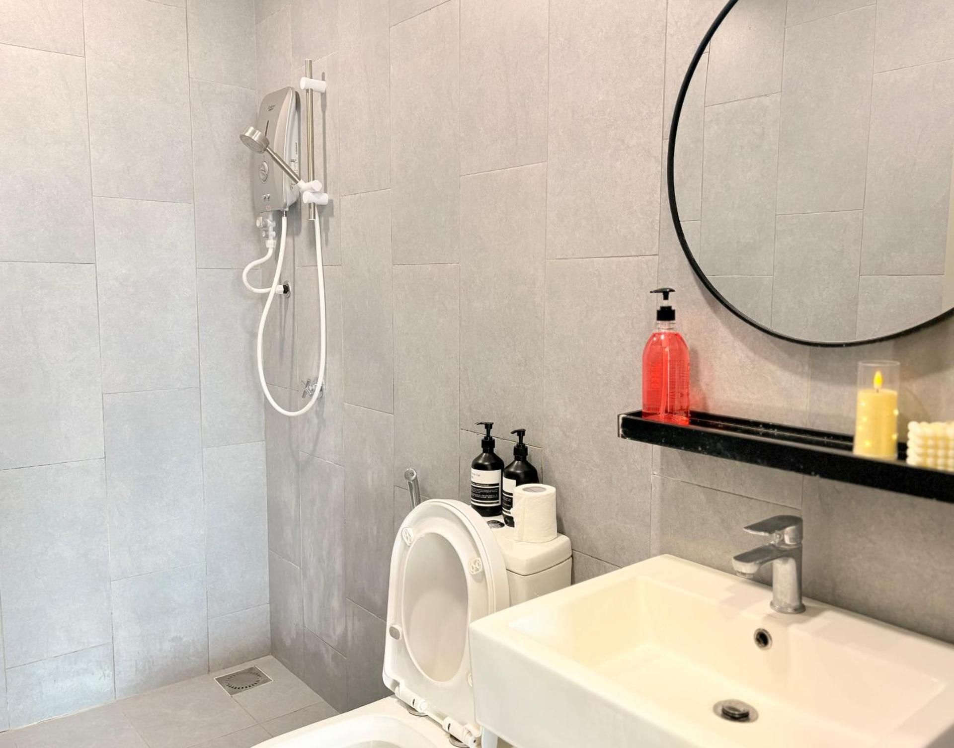 Family Room with Bathroom