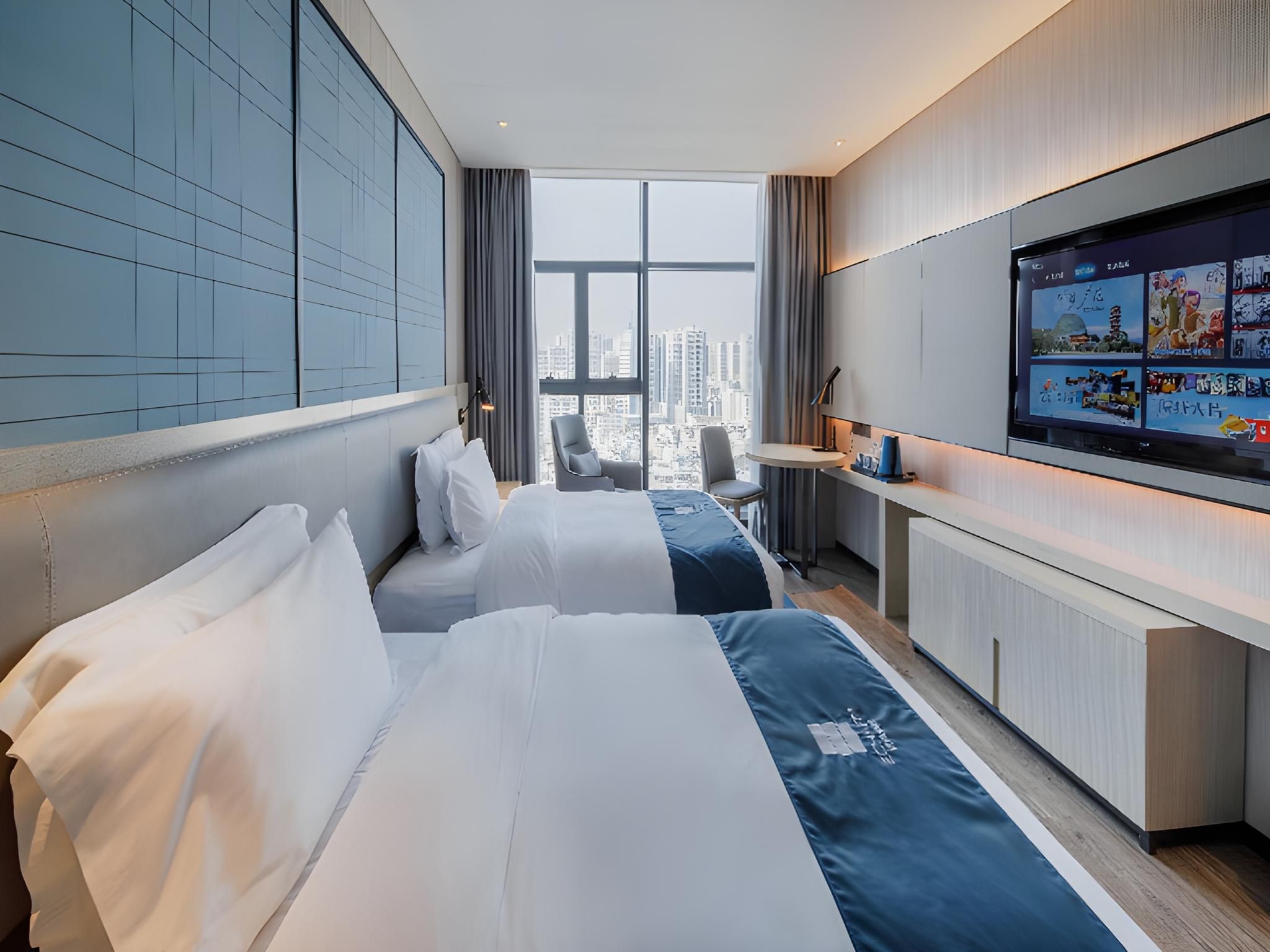 Echarm Hotel Nanning Dongge Macun Metro Station Dossen - Twin Room With City View
