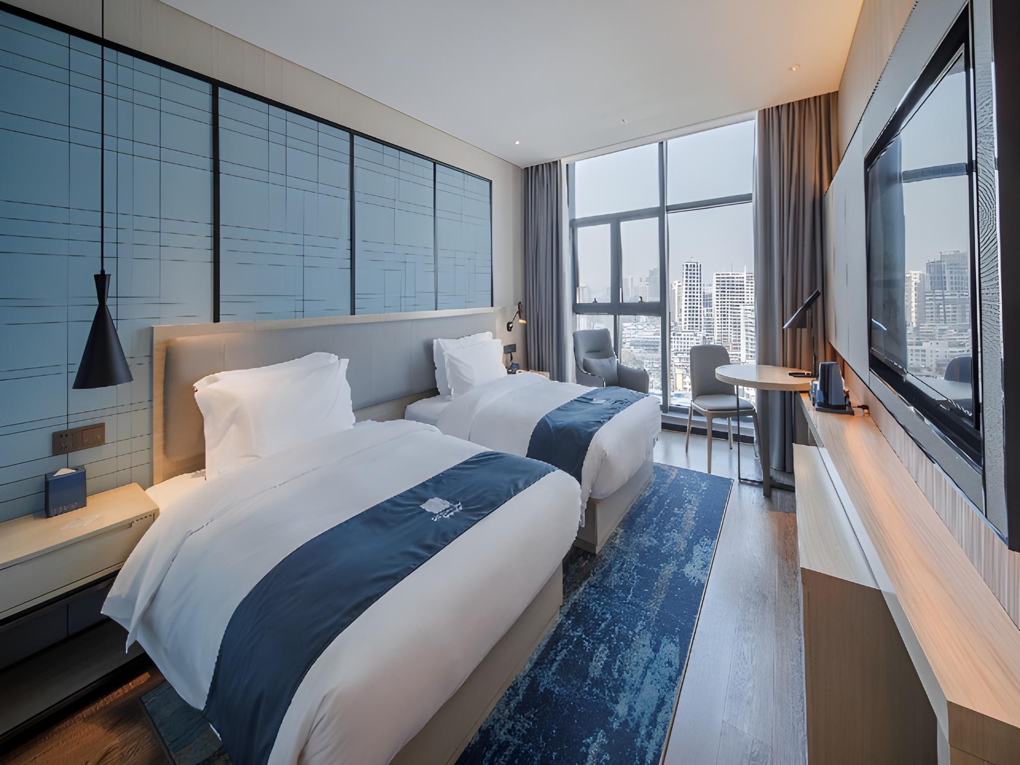 Echarm Hotel Nanning Dongge Macun Metro Station Dossen - Twin Room With City View 2