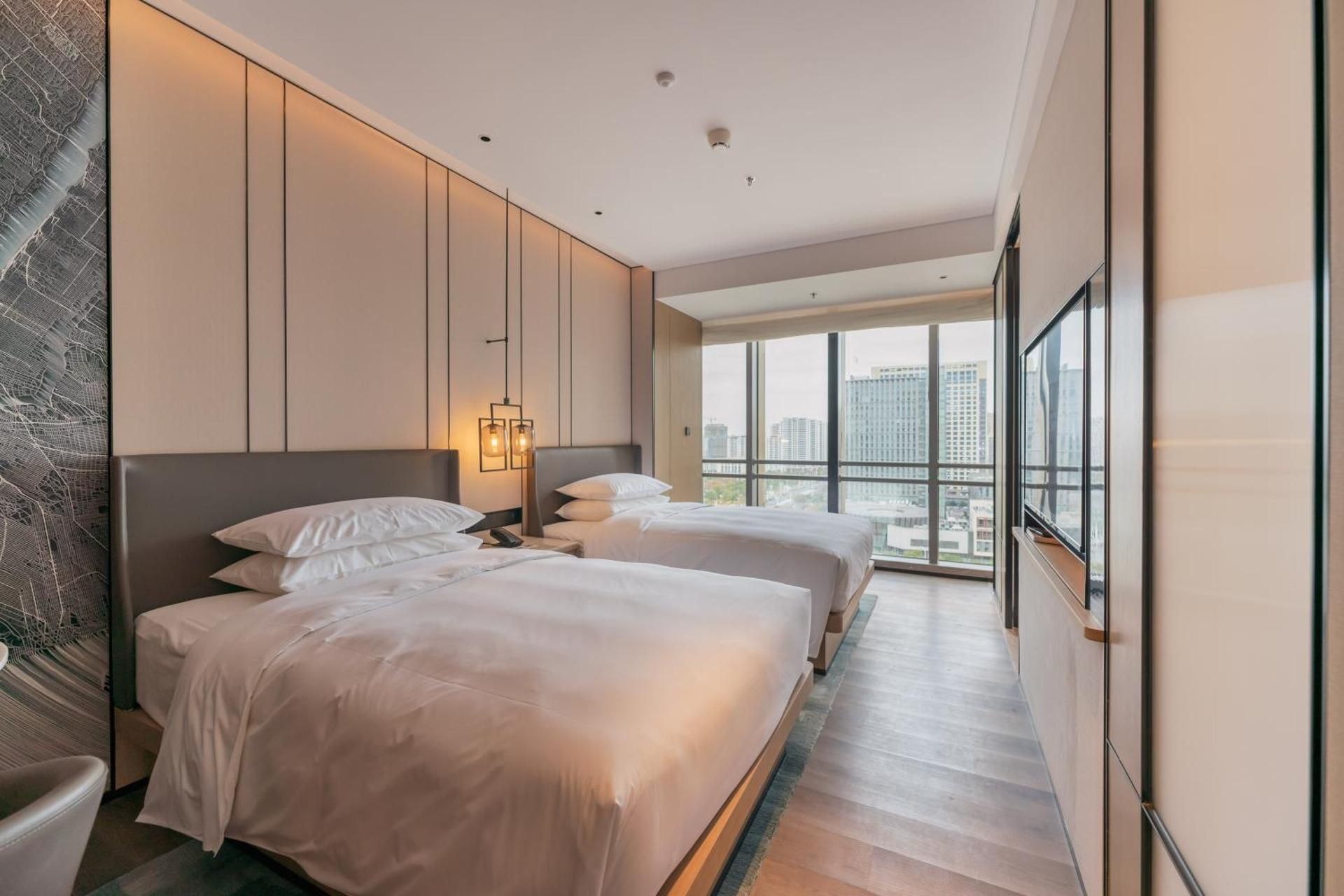 Executive Double, M Club level, Guest room, 2 Double, City view