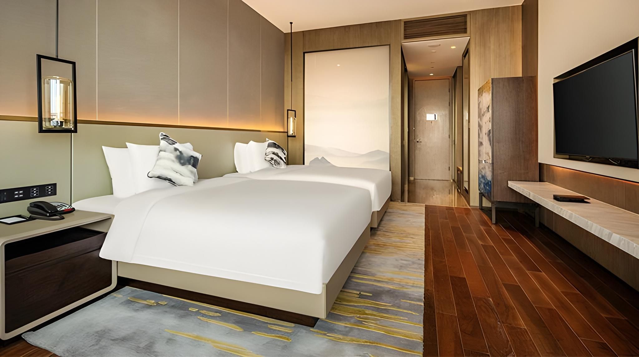 New Century Twin Room, City View