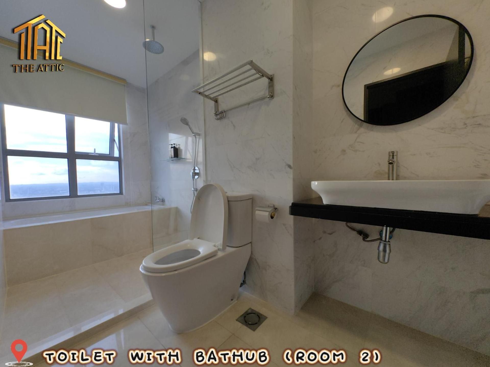 Dual Key [2Hall&4Room] Premium Family Suite (Private Bathtub & Sea view)