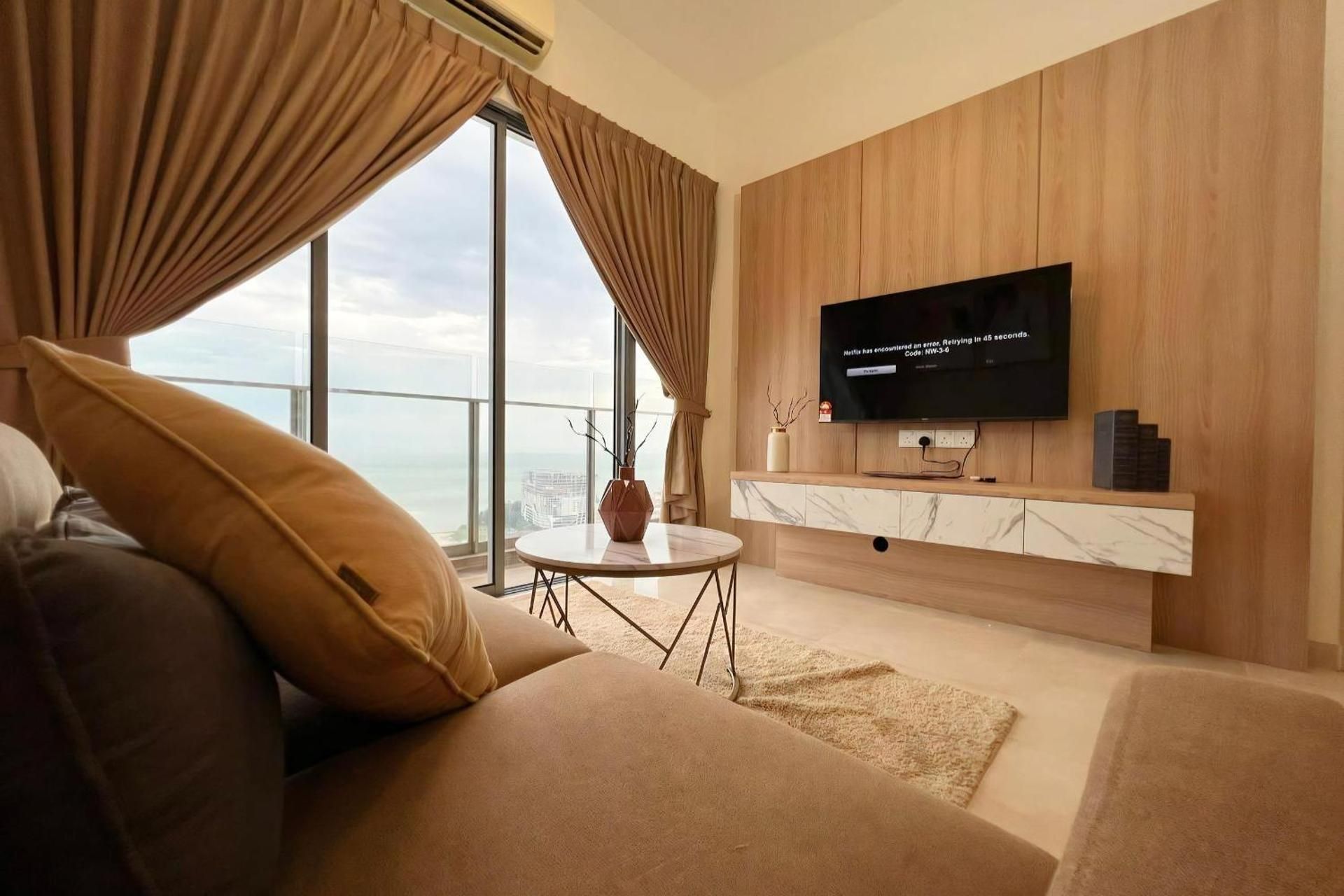 Dual Key [2Hall&4Room] Premium Family Suite (Private Bathtub & Sea view)