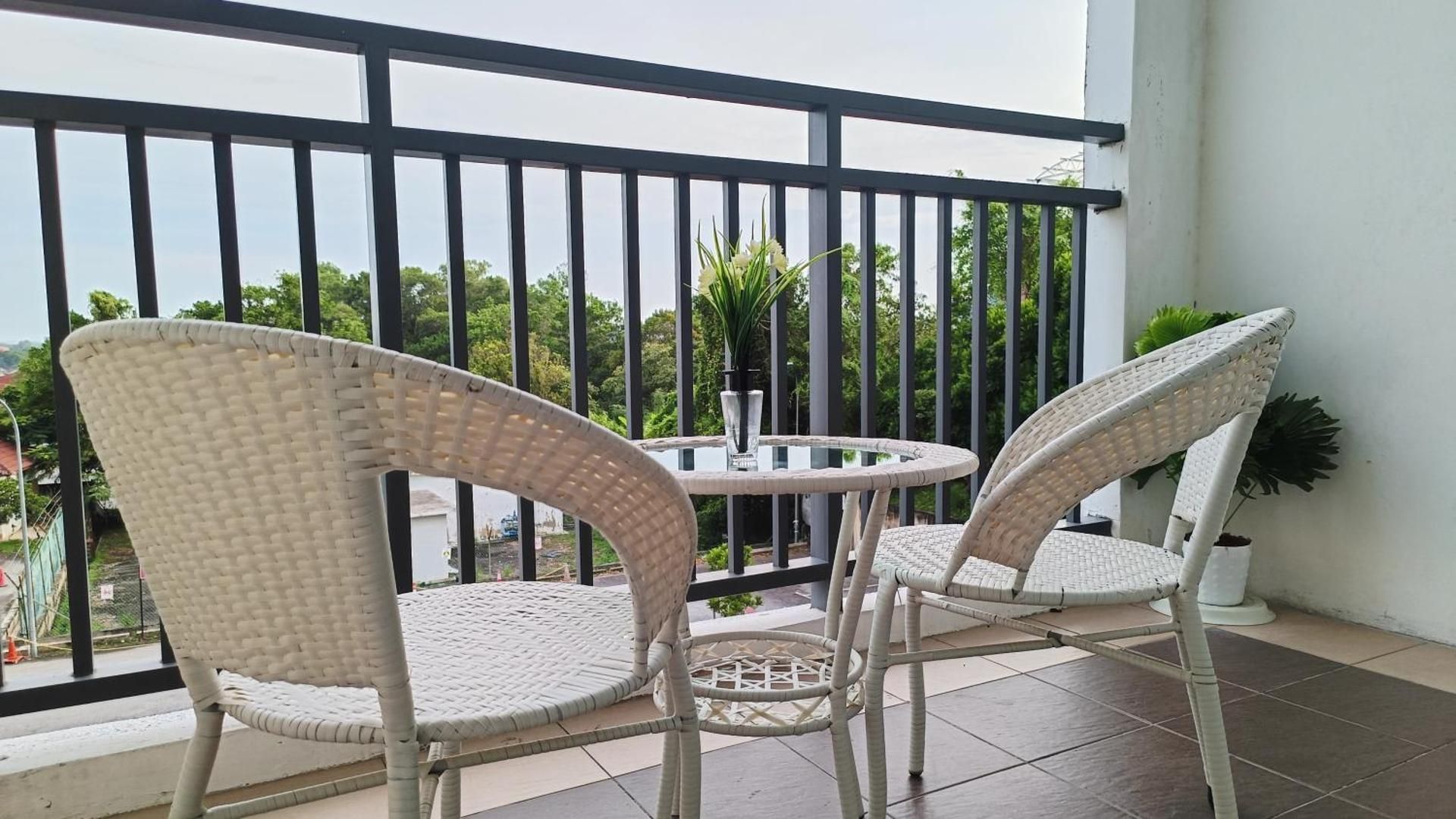 Two-Bedroom Apartment with Balcony