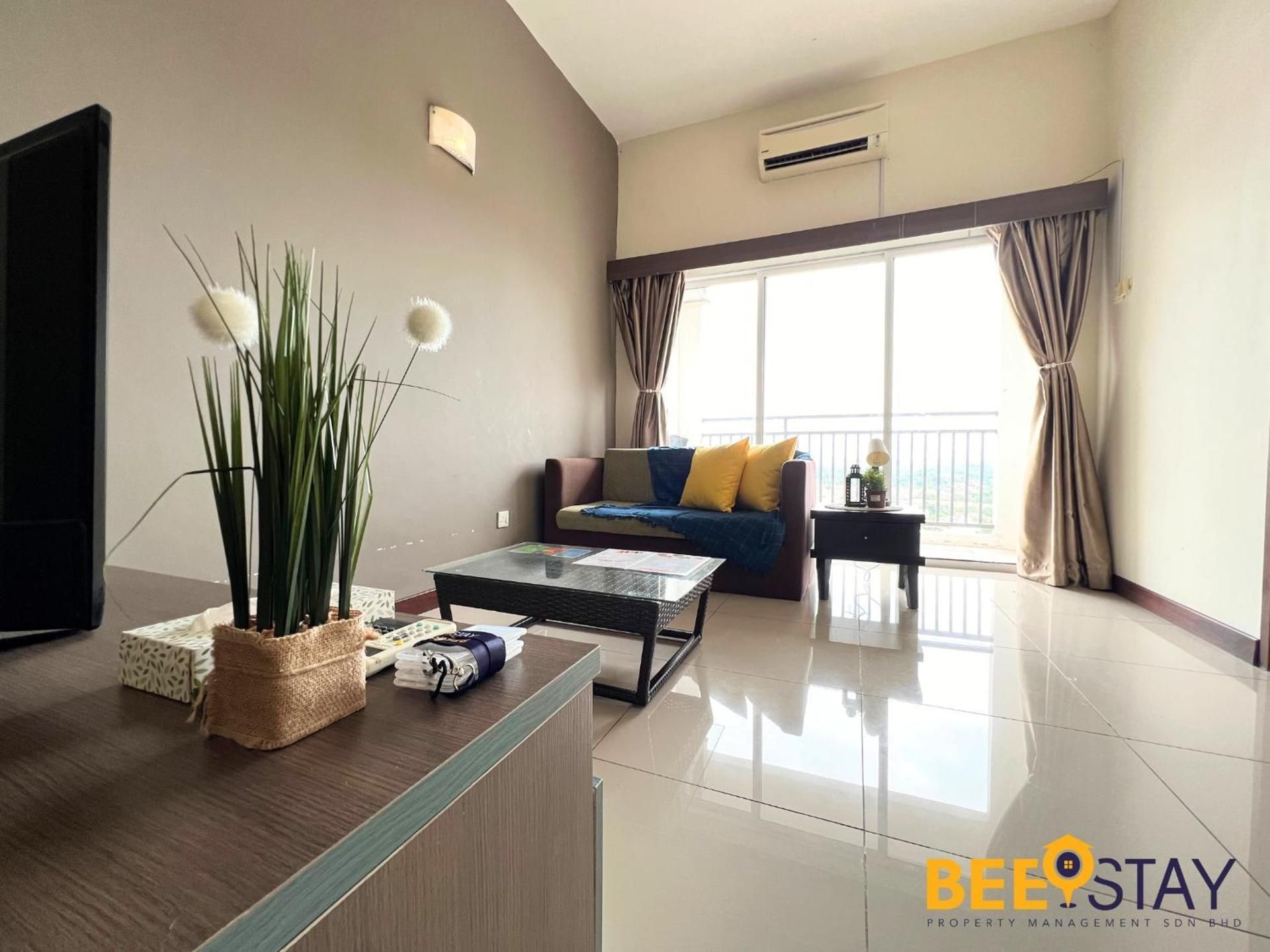 Two-Bedroom Apartment with Balcony