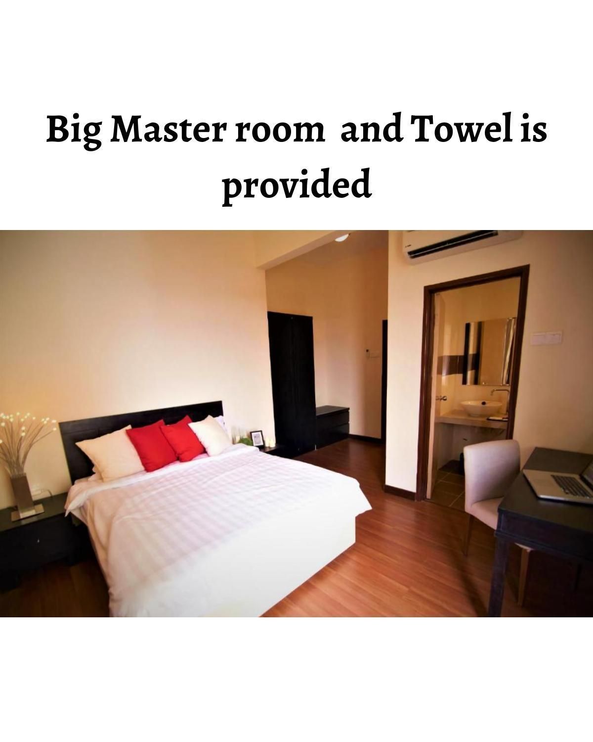Three-Bedroom Premium Apartment with Balcony (Free 6 Waterpark Tickets)