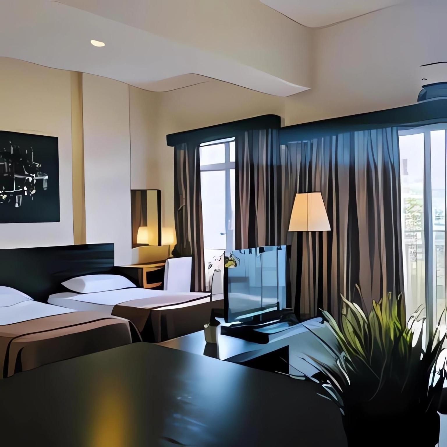 Deluxe Studio Apartment (Free 2 Waterpark Tickets with Unlimited Access and Full Waterpark View)