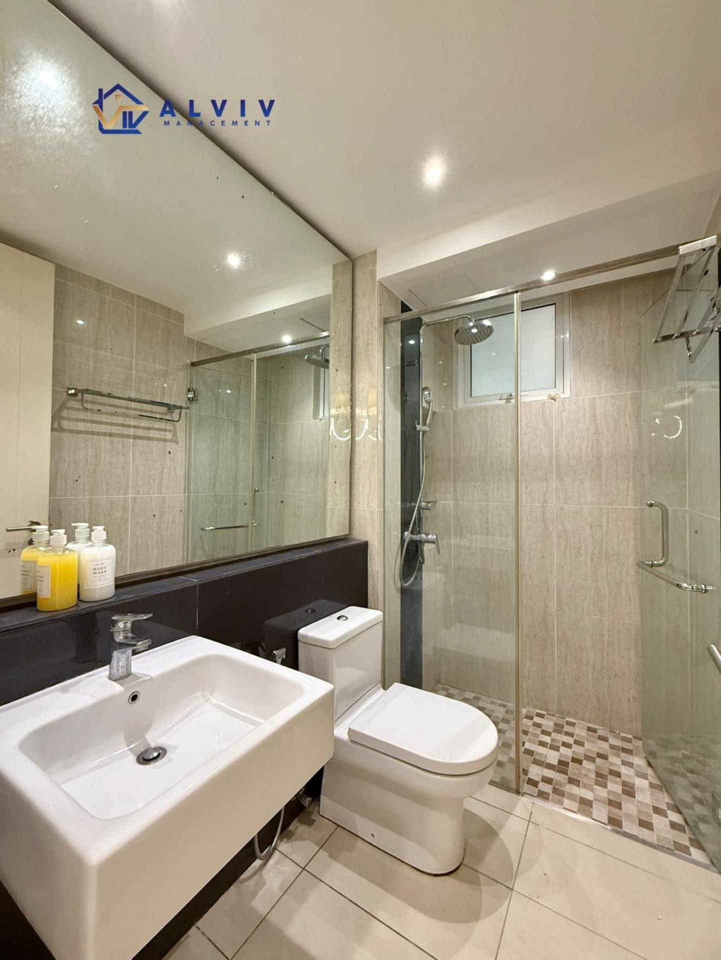Three-Bedroom Premium Apartment with Balcony