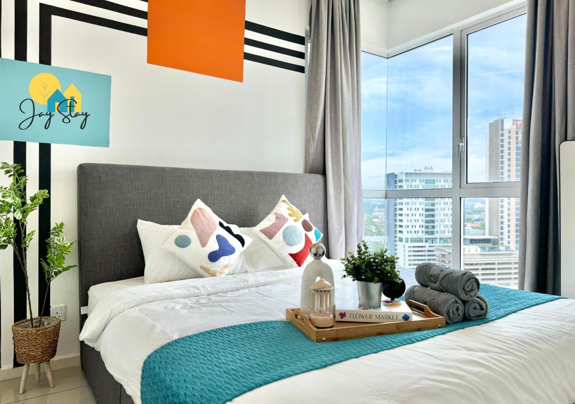 Three-Bedroom Apartment with Water View