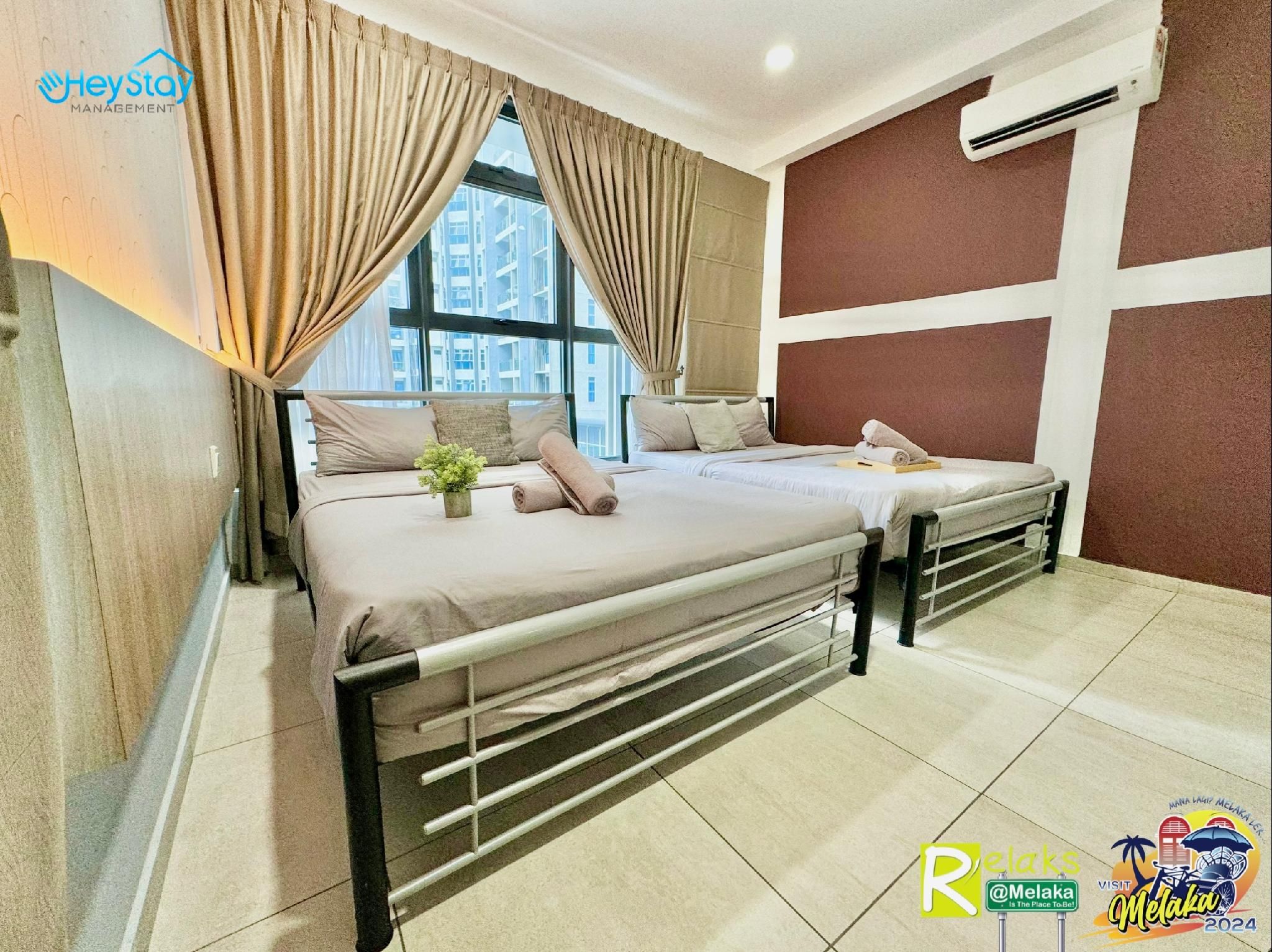 Three-Bedroom Executive Apartment with Balcony
