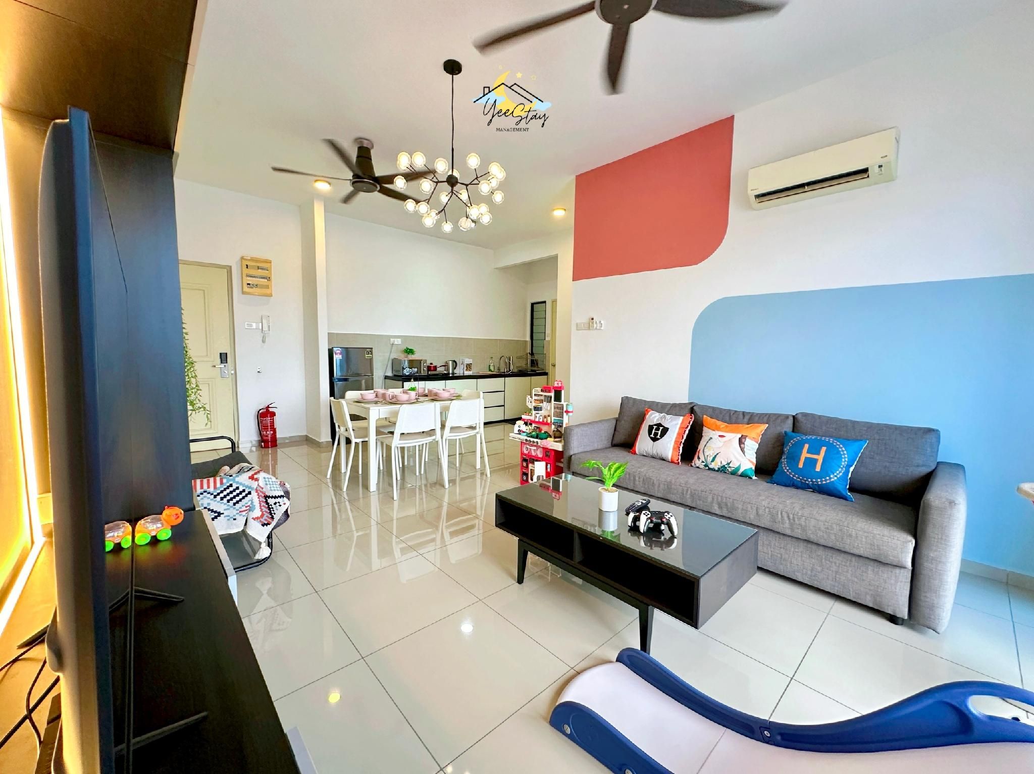 Kids Friendly Room for 4 People - Non-Smoking