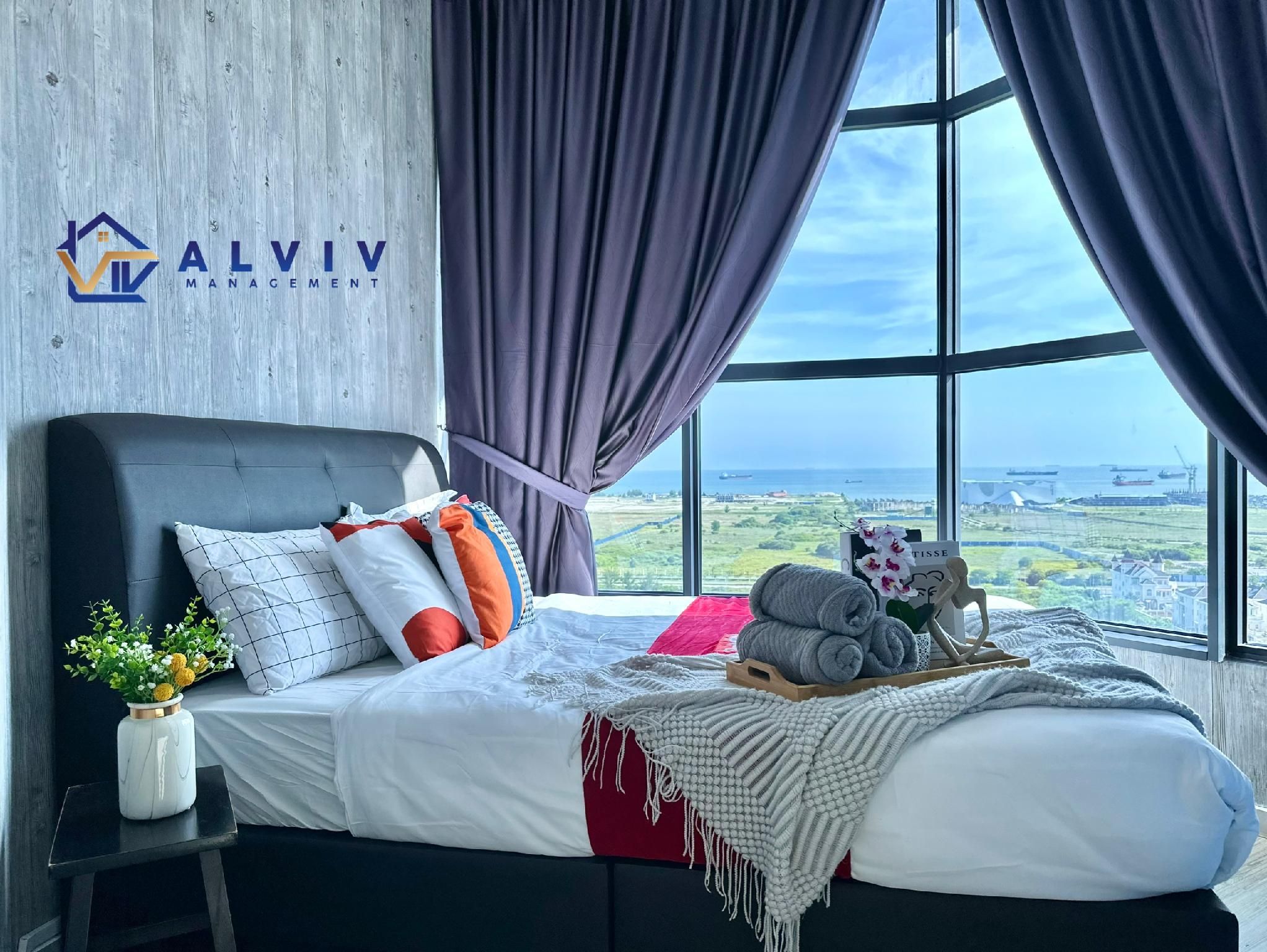 Three-Bedroom Apartment with Sea View