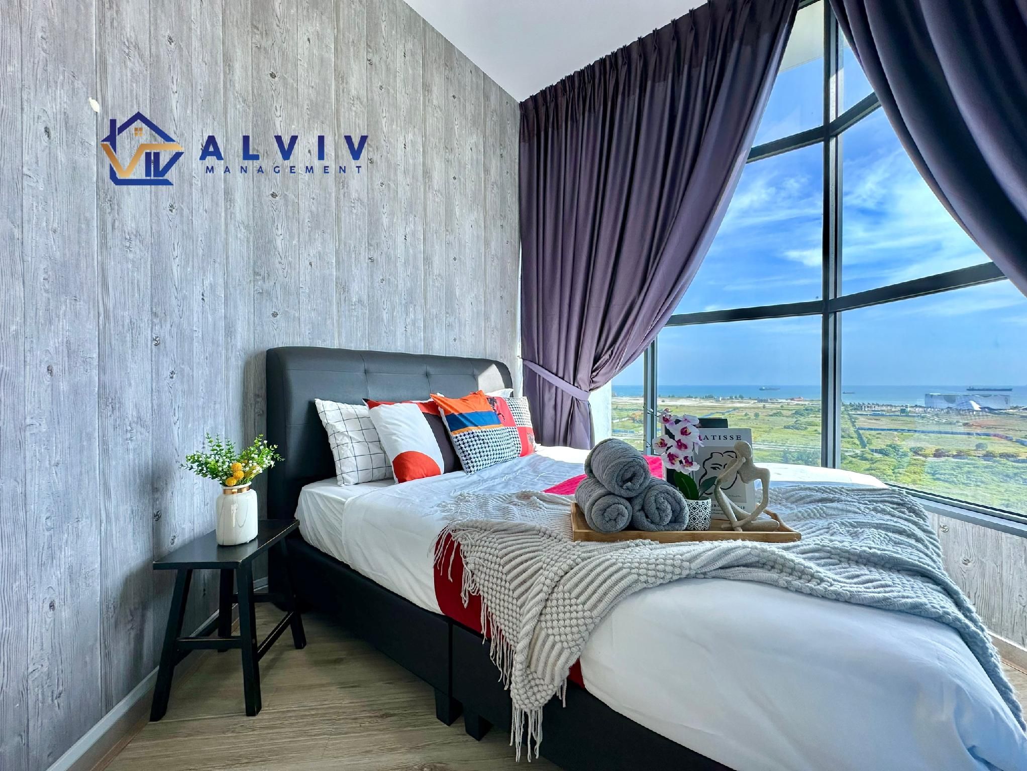 Three-Bedroom Apartment with Sea View