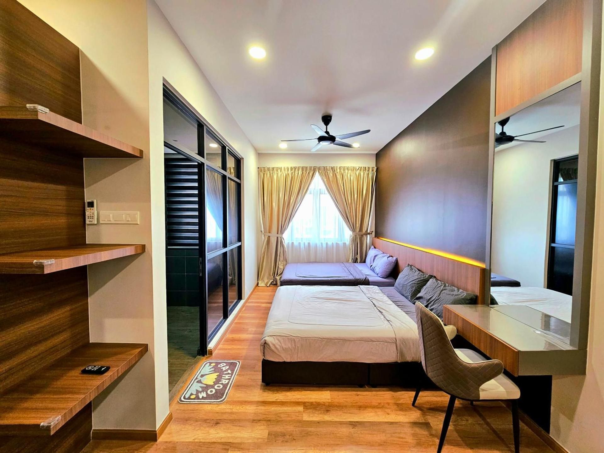 Cozy Family Studio Apartment (Near Elevator and Swimming Pool)