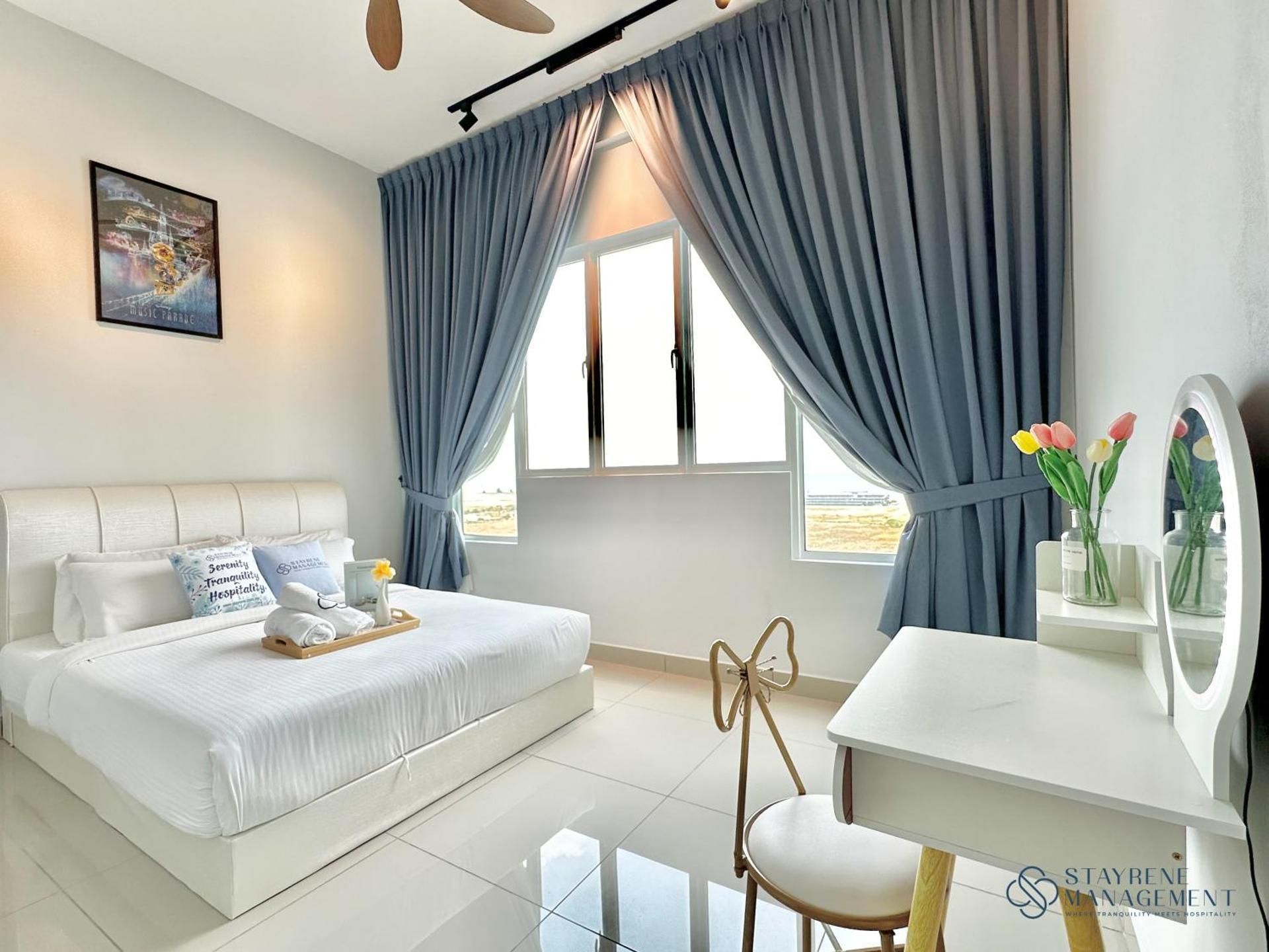 Amber Cove Melaka Pool with Sea View by Stayrene Apartment with Sea View