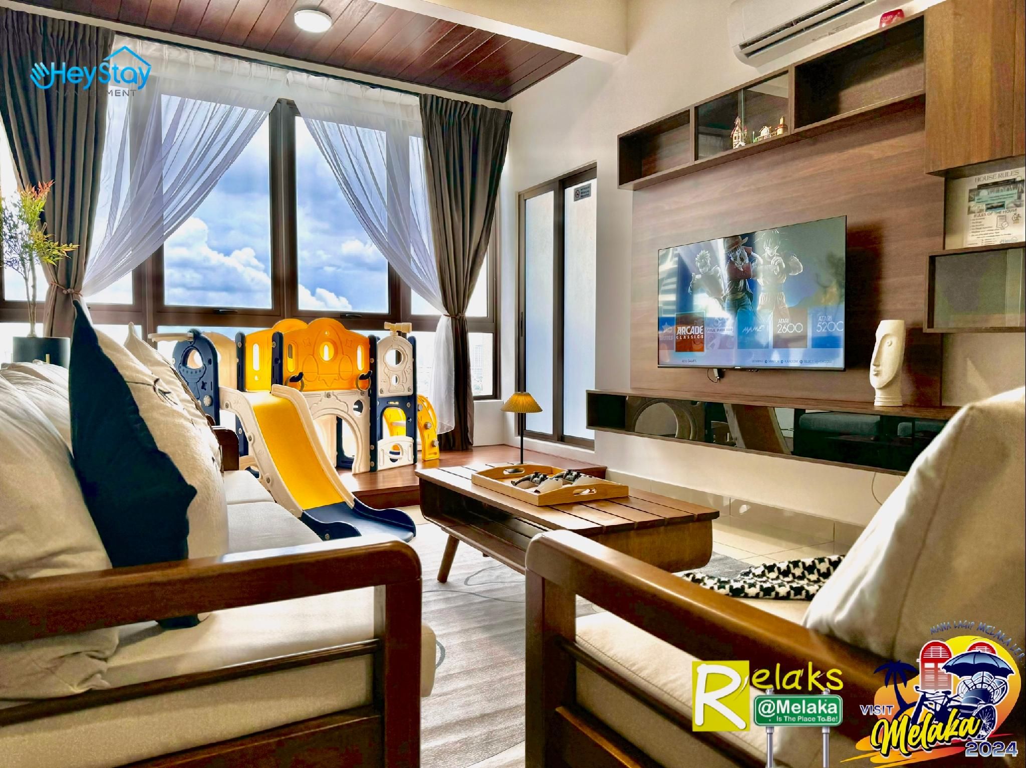 2 Bedroom and 1 Living Room