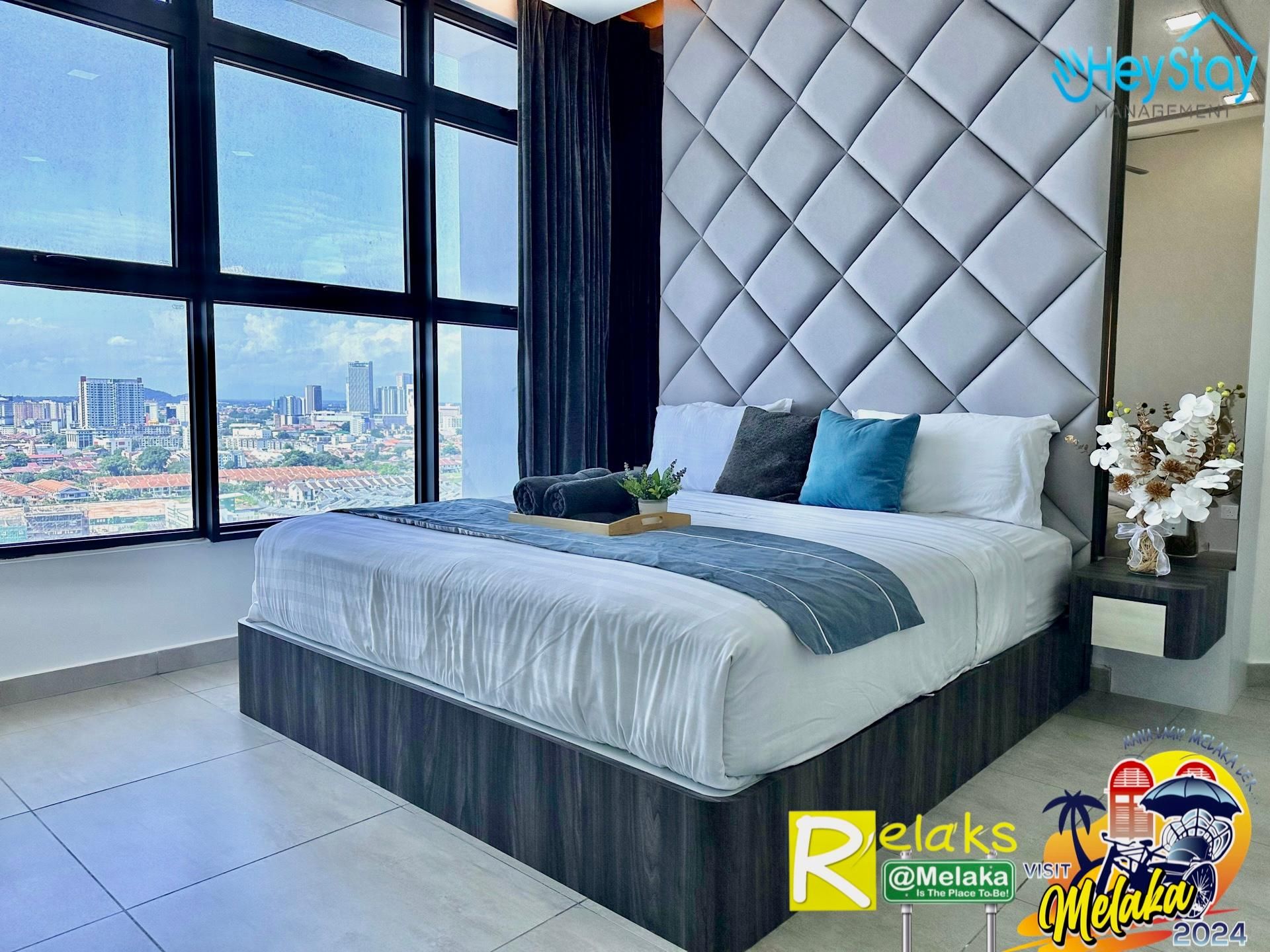Three-Bedroom Executive Apartment with Balcony