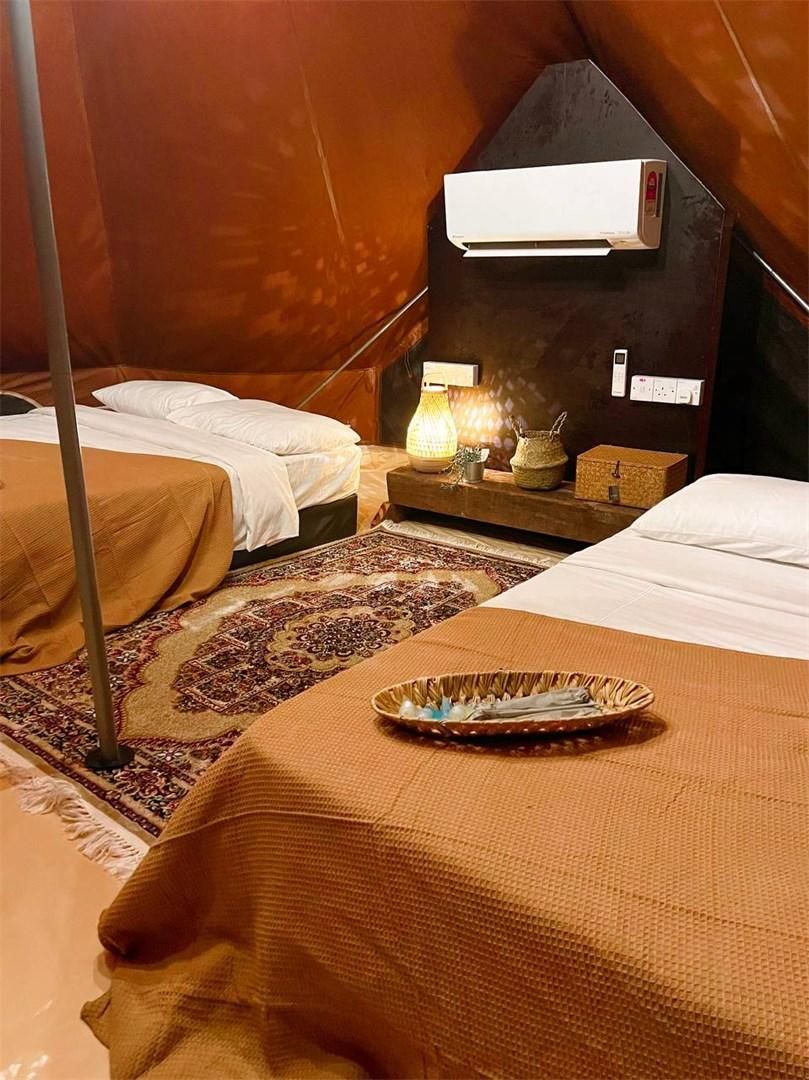 Tent with Shared Bathroom