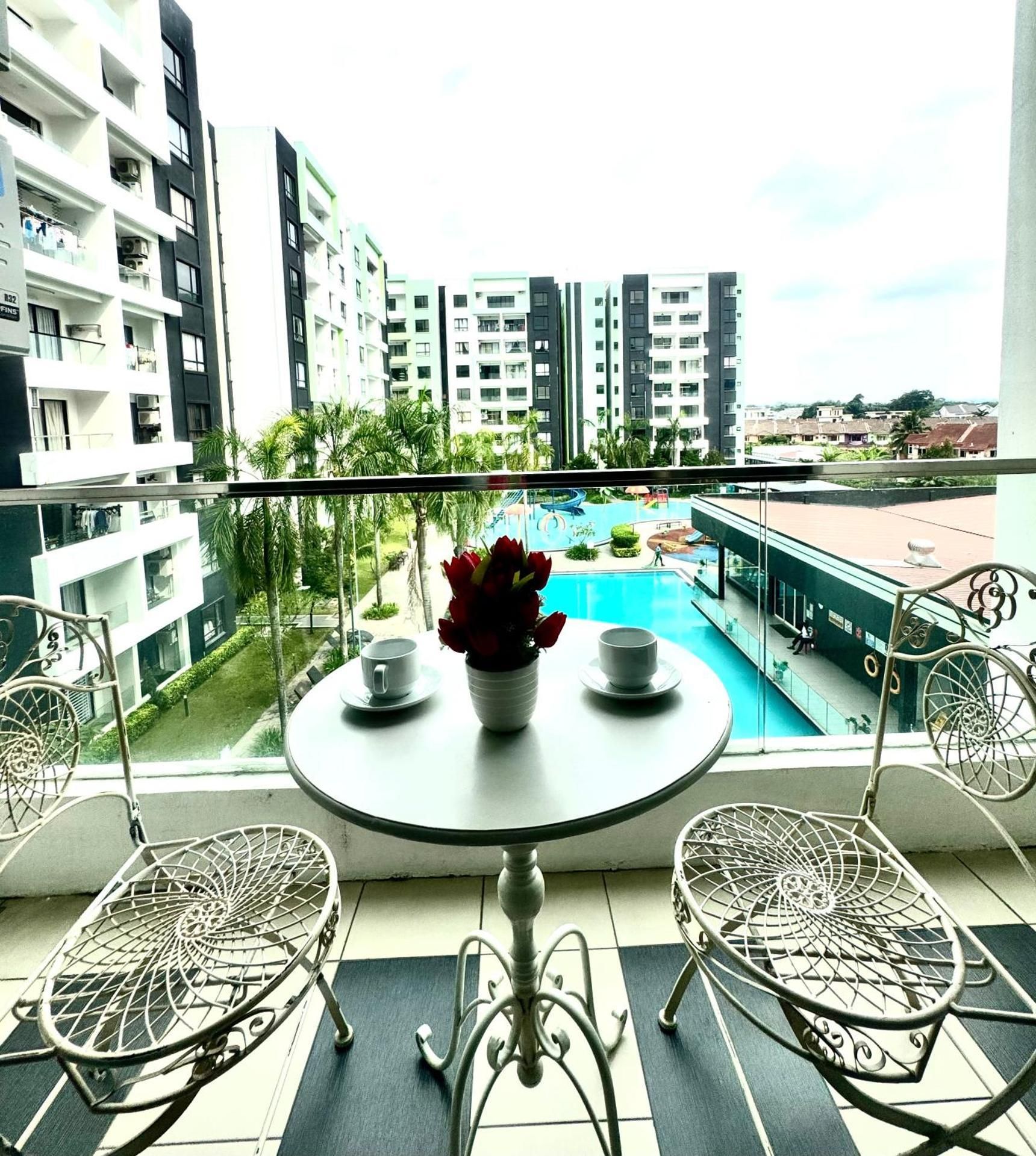 Three-Bedroom Apartment with Water View