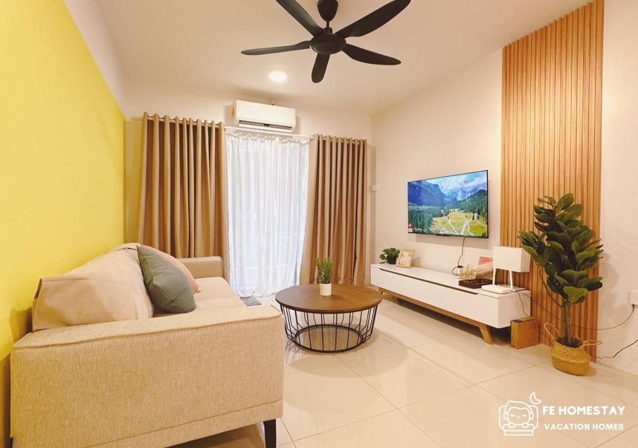 FE Cozy Ipoh Homestay Manhattan Ipoh Waterpark Three-Bedroom Apartment with Balcony