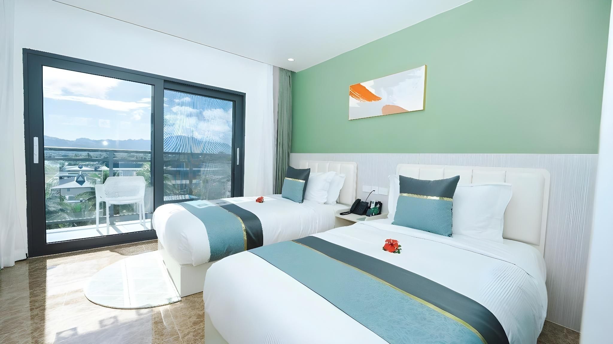 Garden Oceanview Twin Room