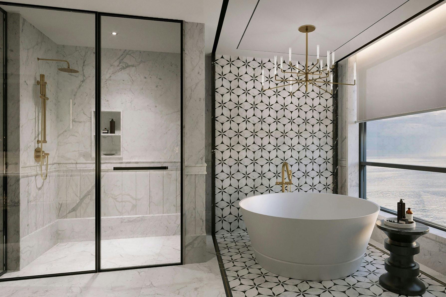 Sterling Suite, 1 Bedroom Vice Presidential Suite, 1 King, Skyline View, High Floor