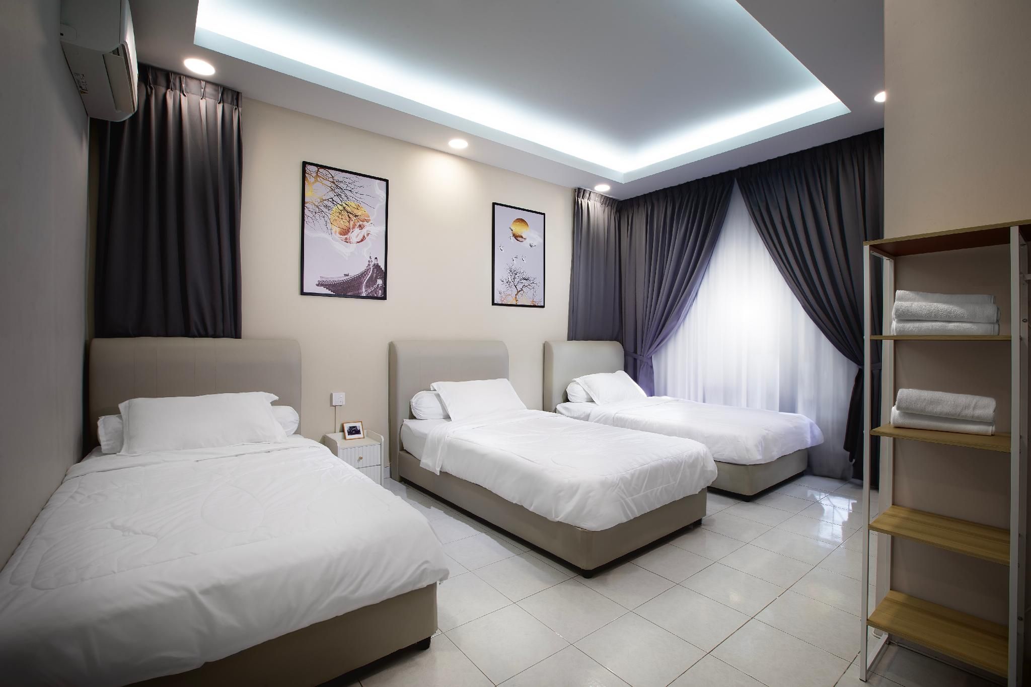 3 Single Beds