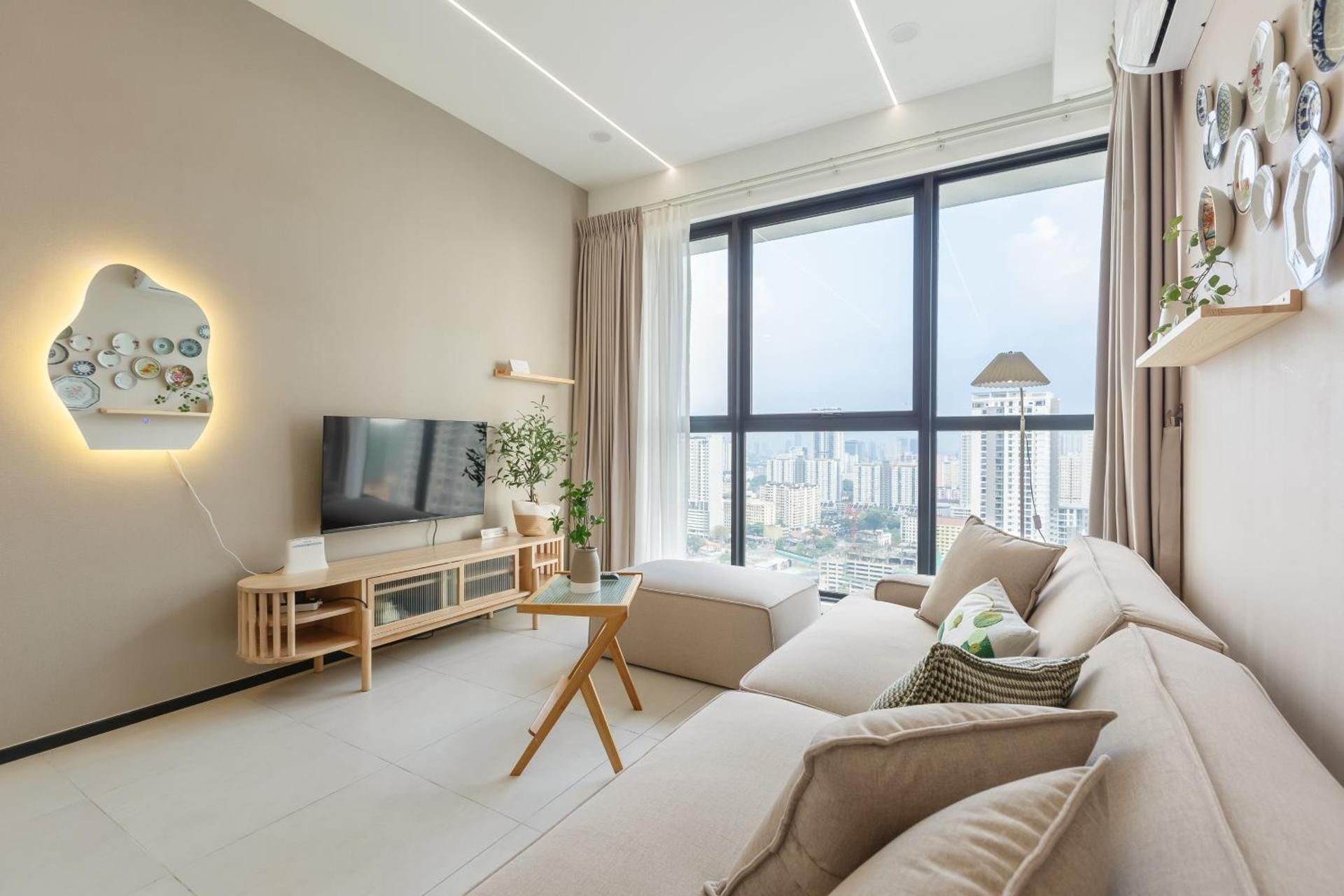 Two-Bedroom Apartment with City View